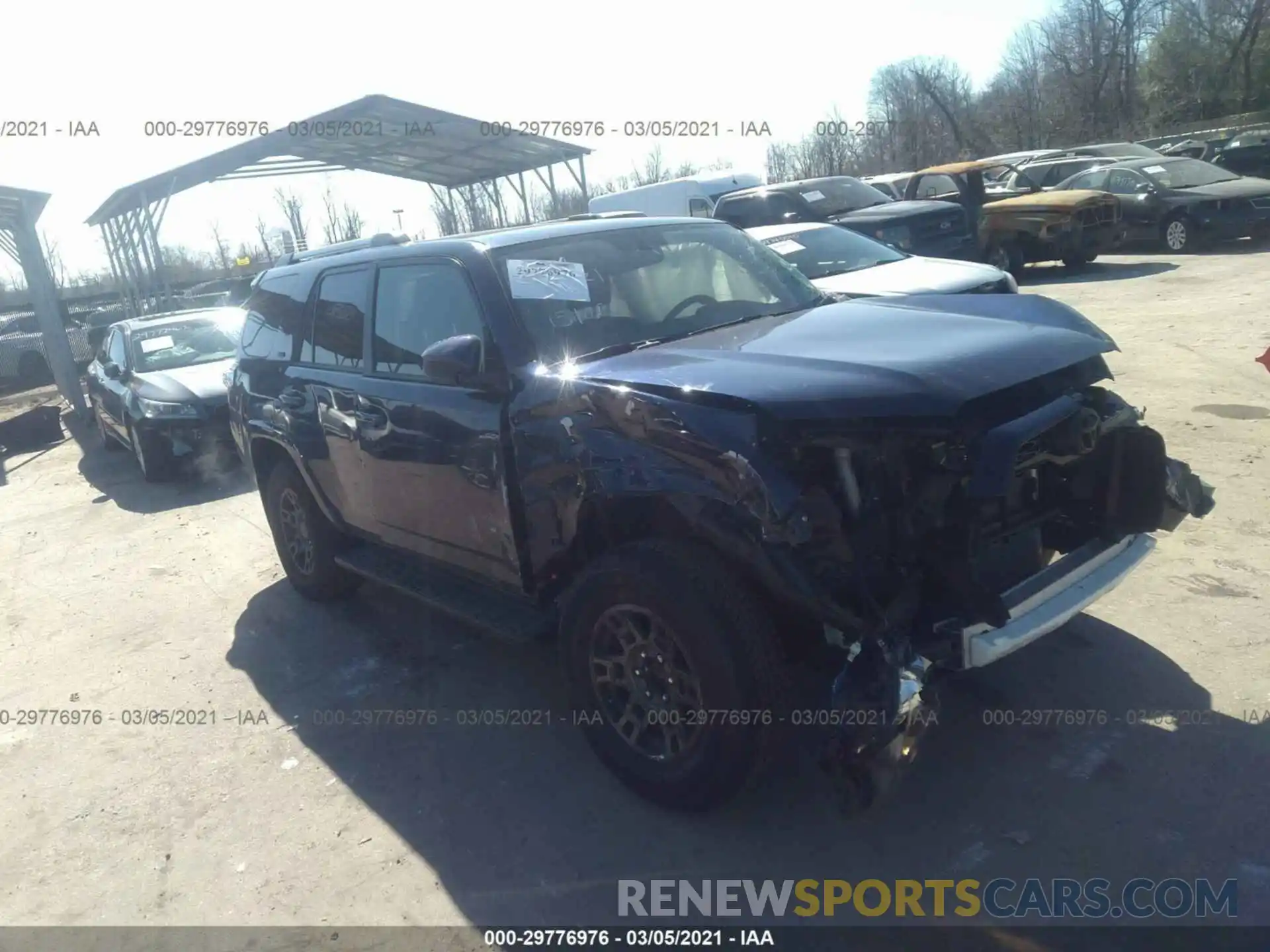 1 Photograph of a damaged car JTEBU5JR3K5732759 TOYOTA 4RUNNER 2019