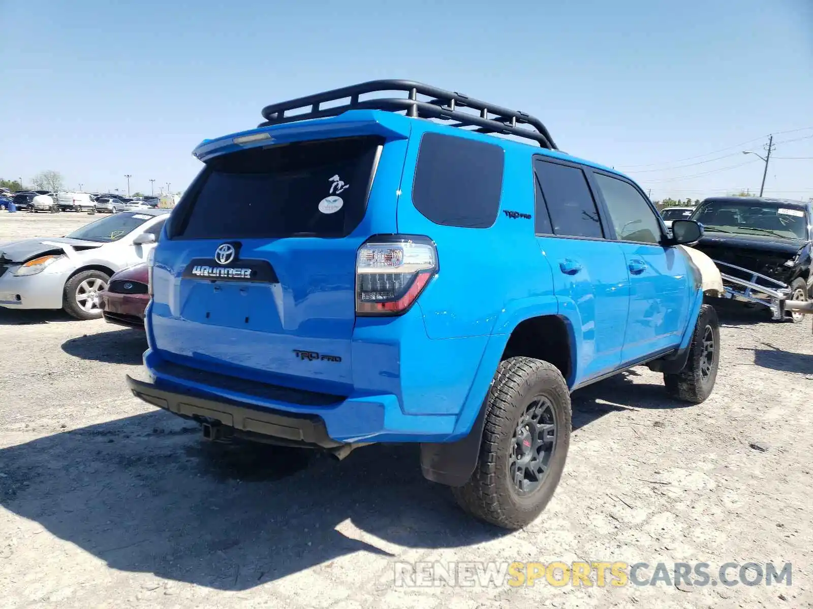 4 Фотография поврежденного автомобиля JTEBU5JR3K5733412 TOYOTA 4RUNNER 2019