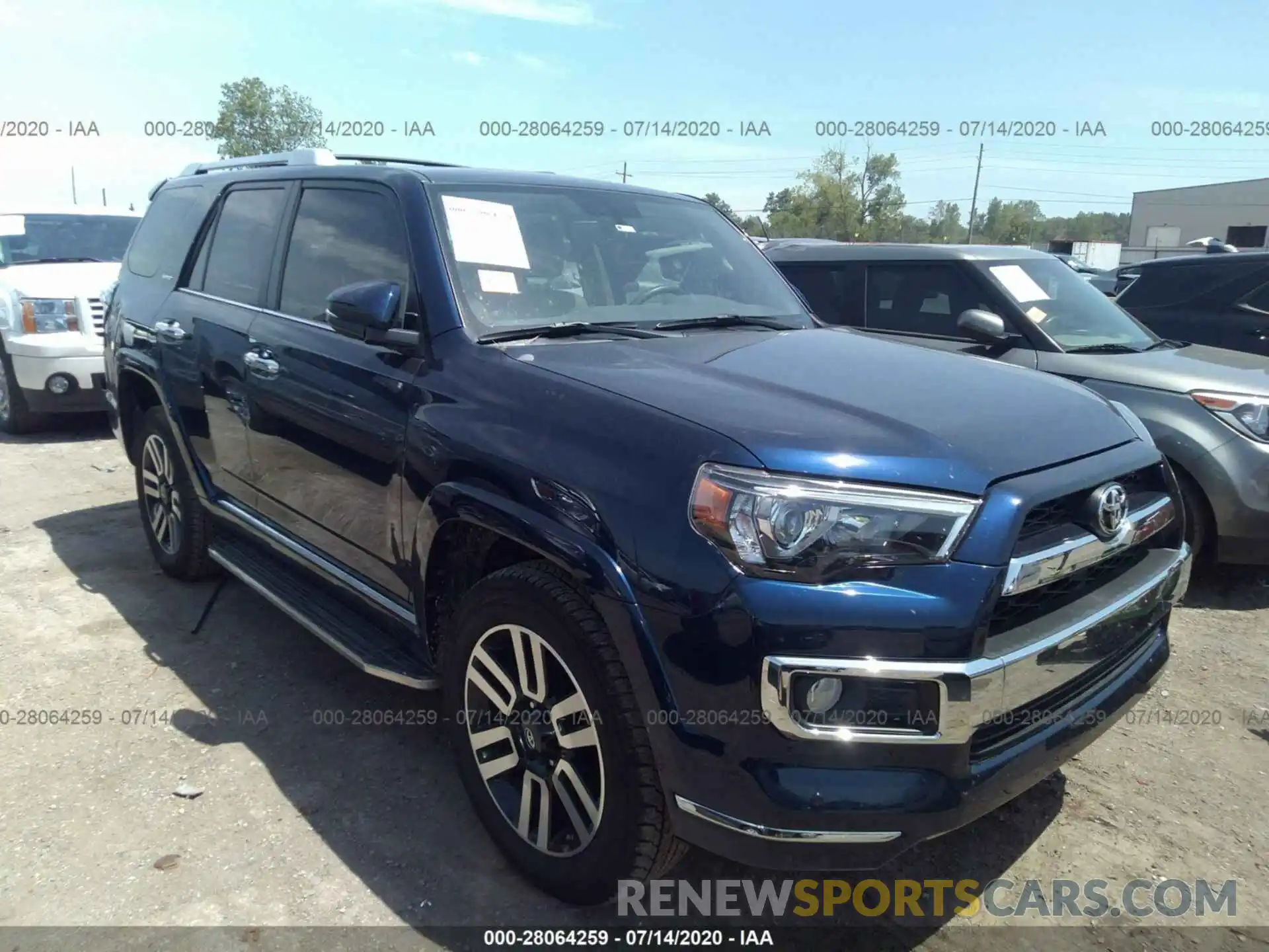 1 Photograph of a damaged car JTEBU5JR3K5735497 TOYOTA 4RUNNER 2019