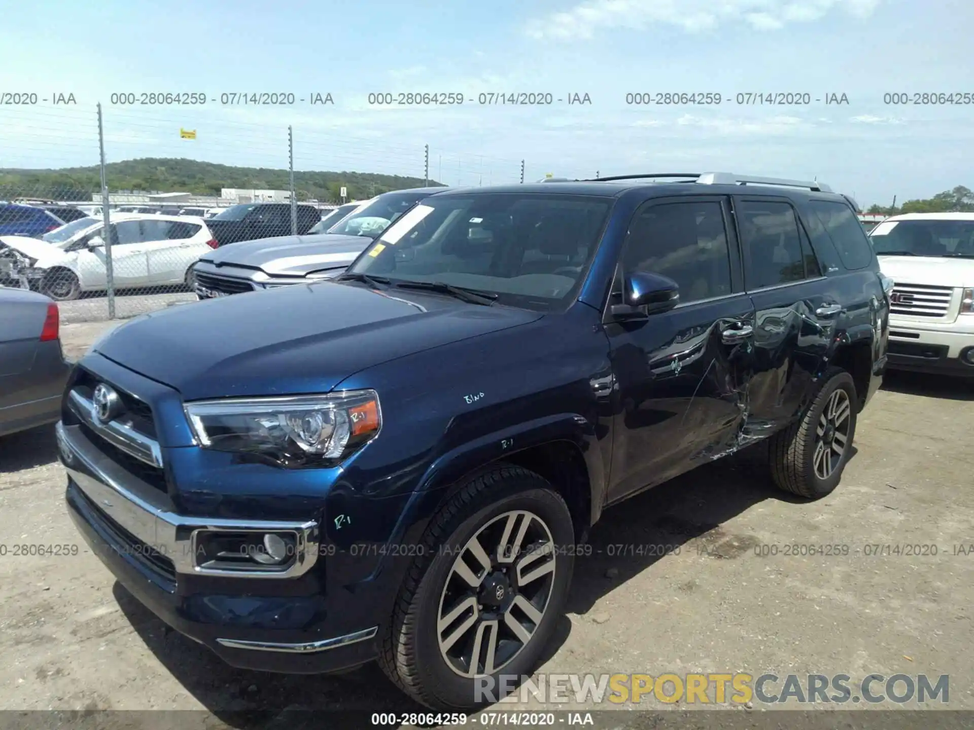 2 Фотография поврежденного автомобиля JTEBU5JR3K5735497 TOYOTA 4RUNNER 2019