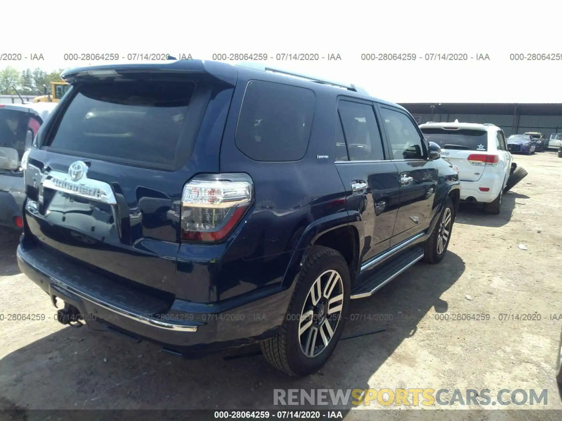 4 Фотография поврежденного автомобиля JTEBU5JR3K5735497 TOYOTA 4RUNNER 2019