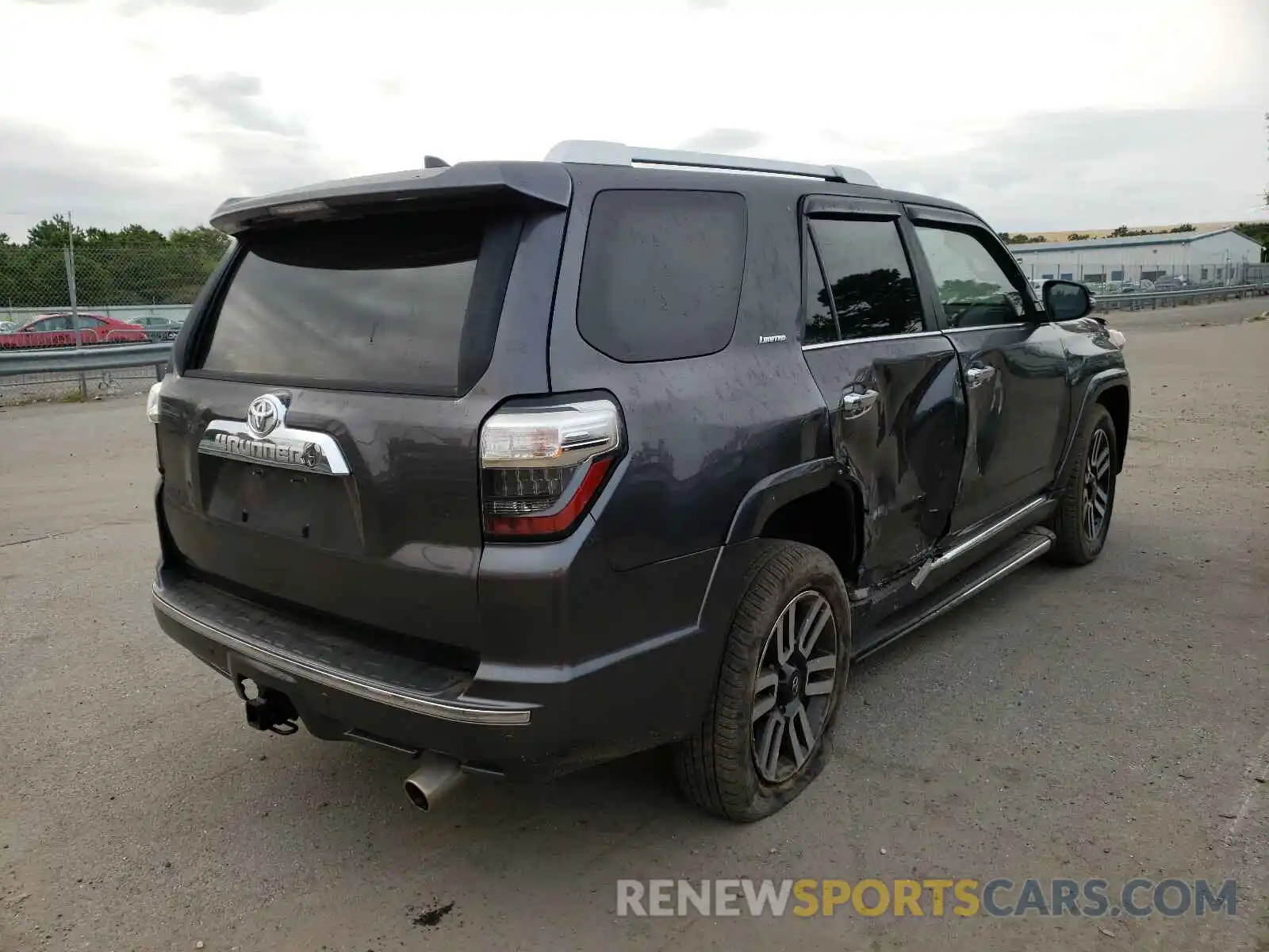 4 Фотография поврежденного автомобиля JTEBU5JR3K5736407 TOYOTA 4RUNNER 2019