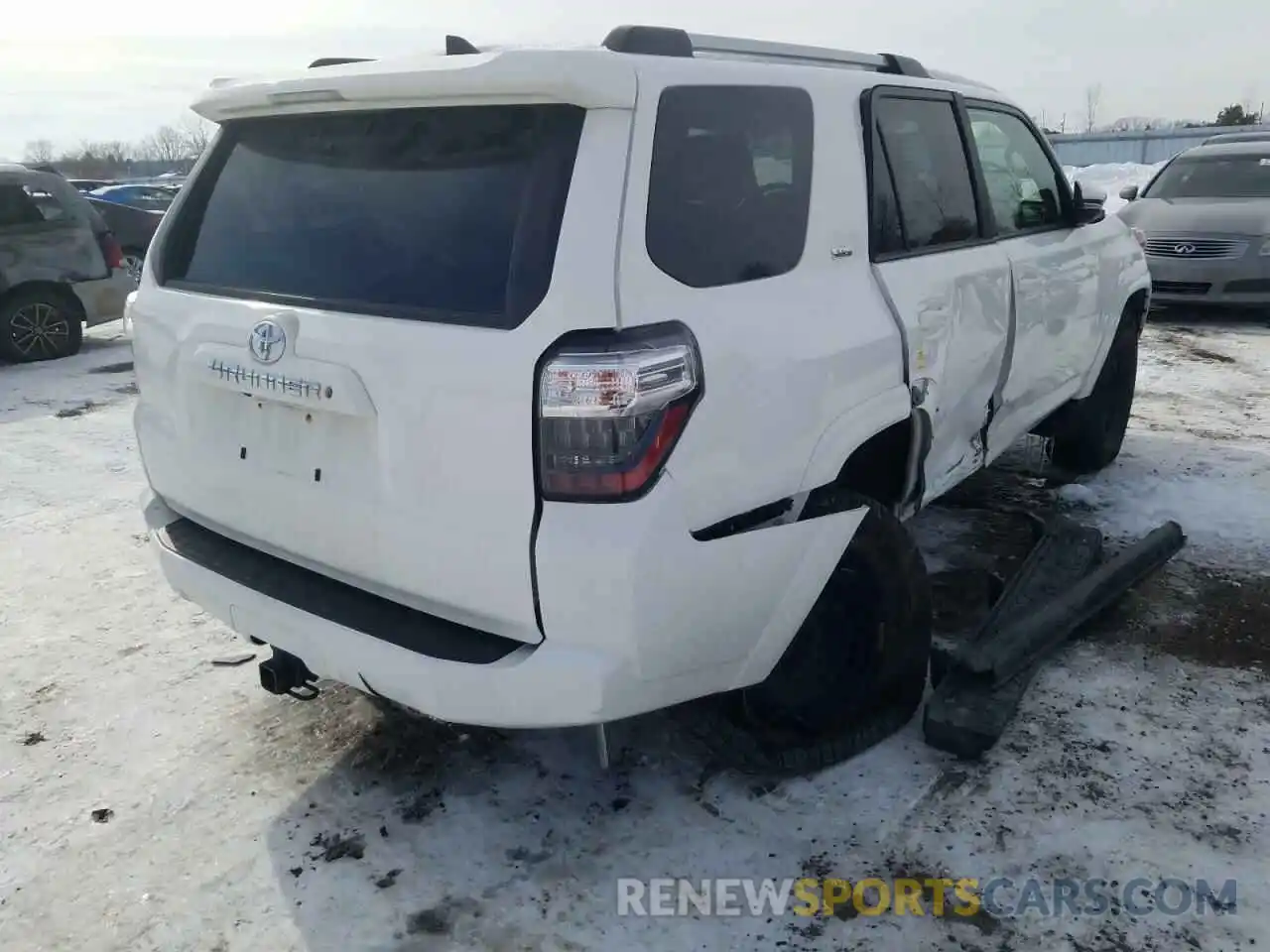 4 Photograph of a damaged car JTEBU5JR3K5736925 TOYOTA 4RUNNER 2019