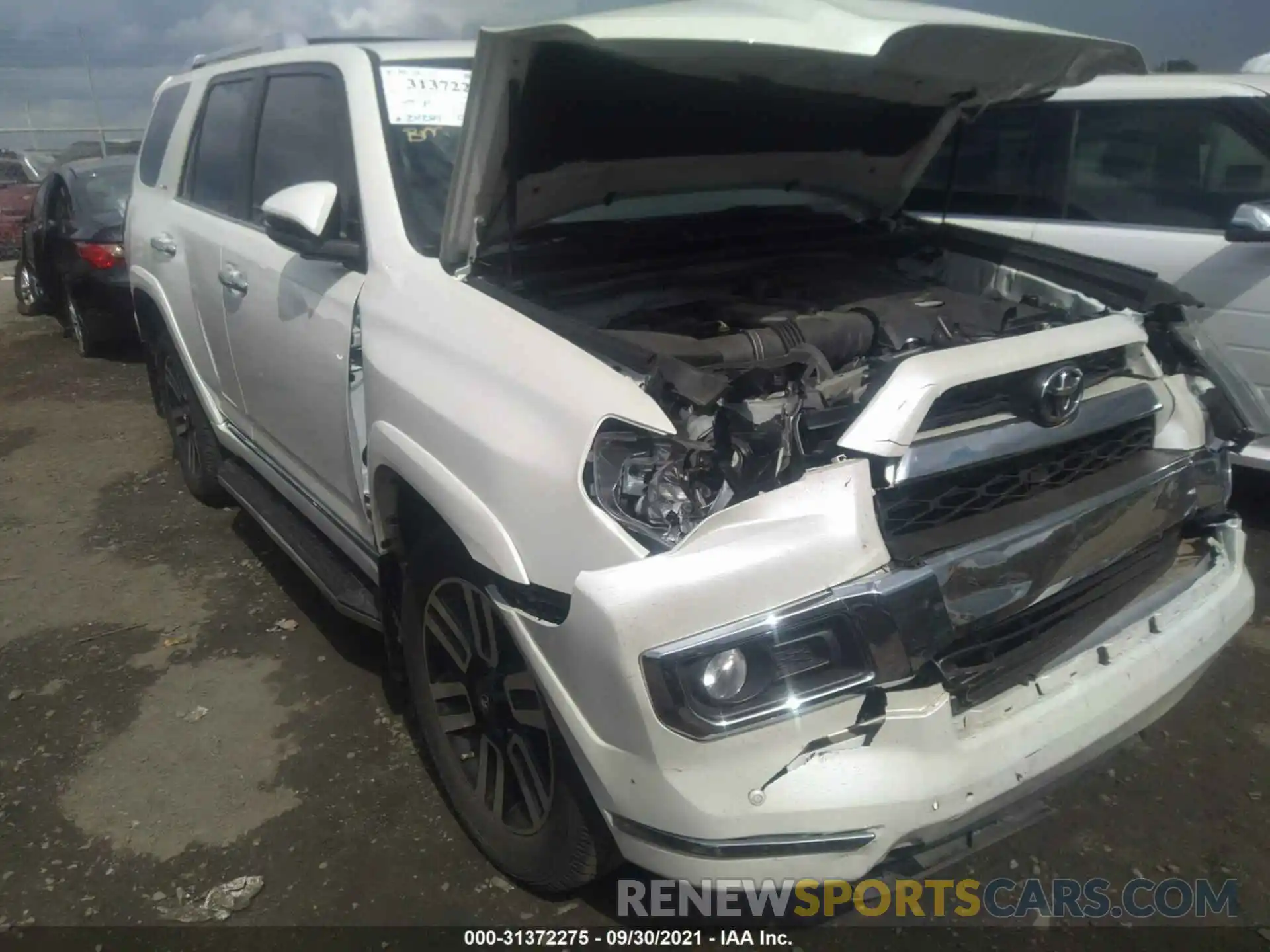 1 Photograph of a damaged car JTEBU5JR4K5611433 TOYOTA 4RUNNER 2019