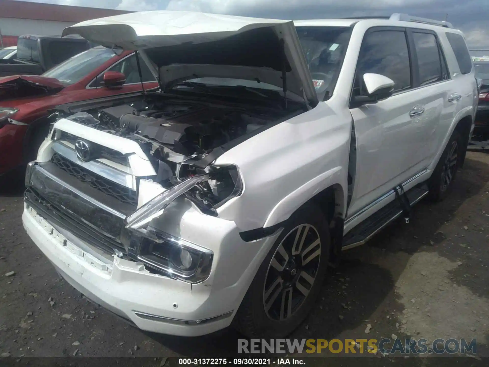 2 Photograph of a damaged car JTEBU5JR4K5611433 TOYOTA 4RUNNER 2019