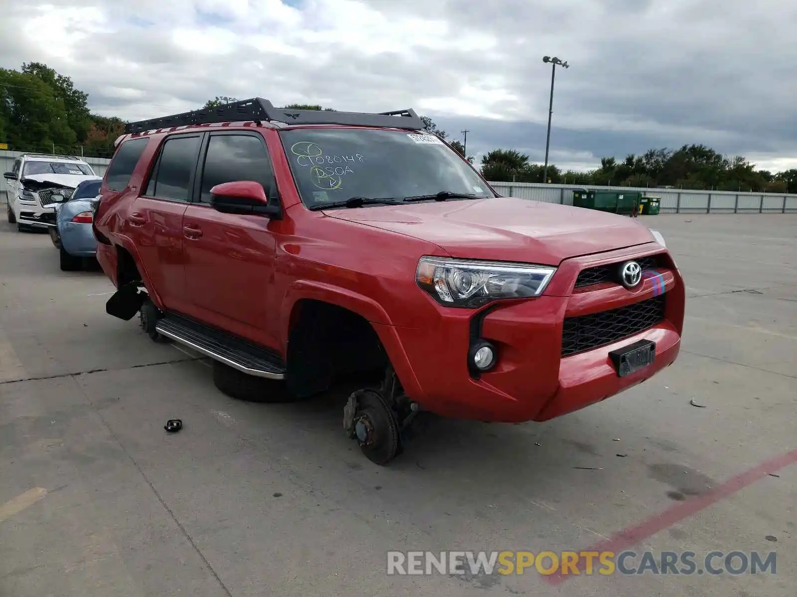 1 Фотография поврежденного автомобиля JTEBU5JR4K5615028 TOYOTA 4RUNNER 2019