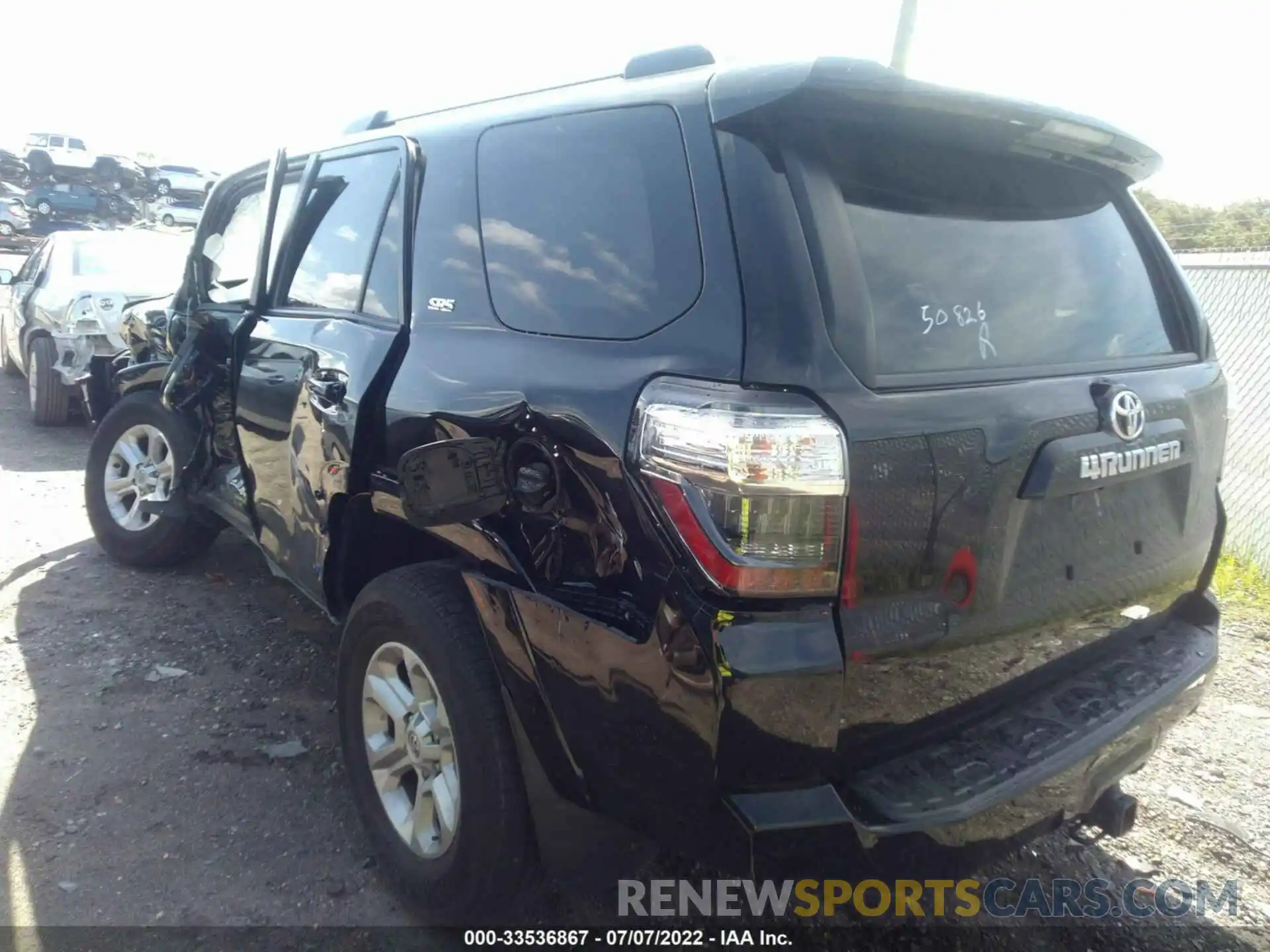 3 Photograph of a damaged car JTEBU5JR4K5616017 TOYOTA 4RUNNER 2019