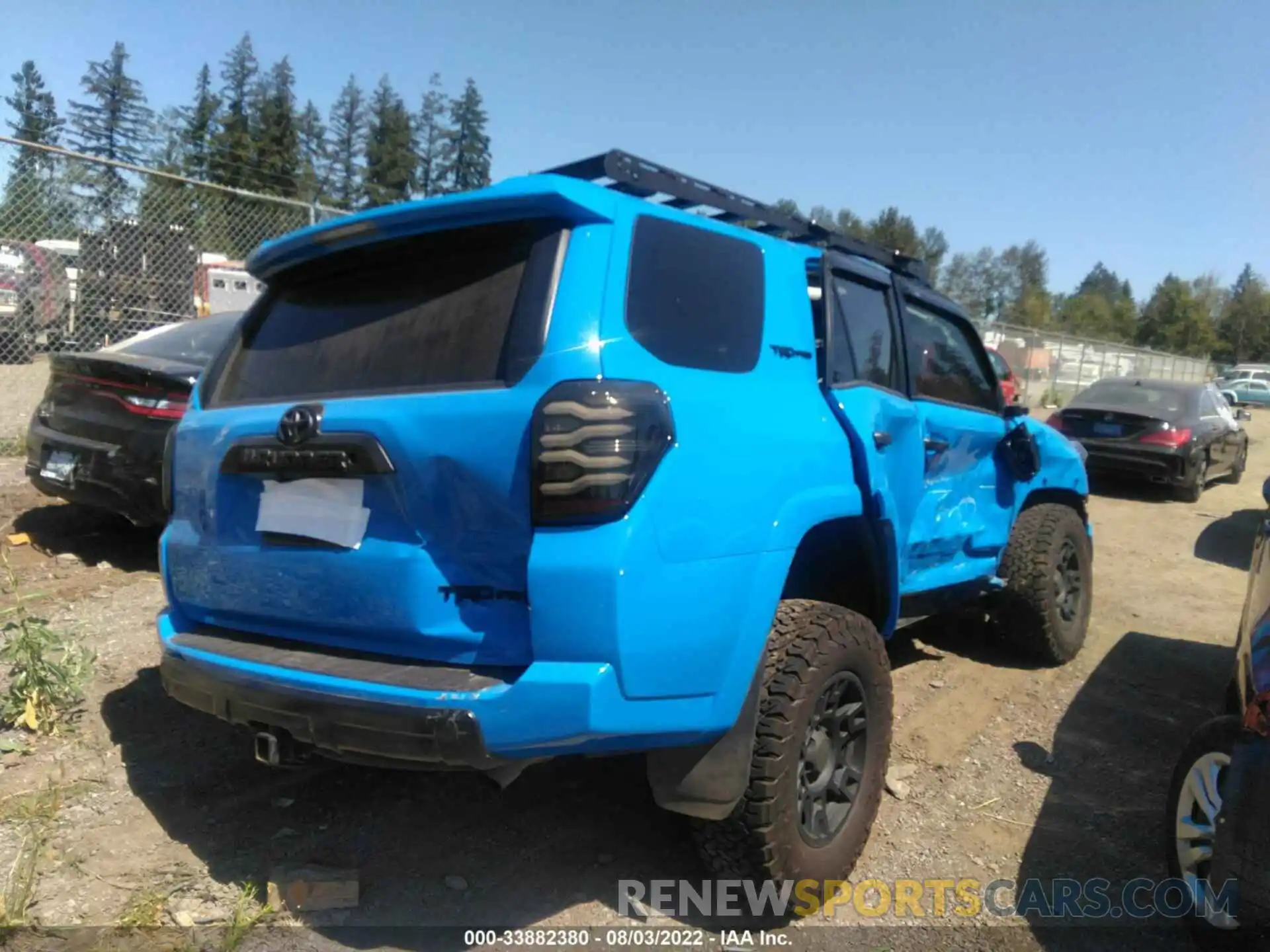 4 Фотография поврежденного автомобиля JTEBU5JR4K5616955 TOYOTA 4RUNNER 2019