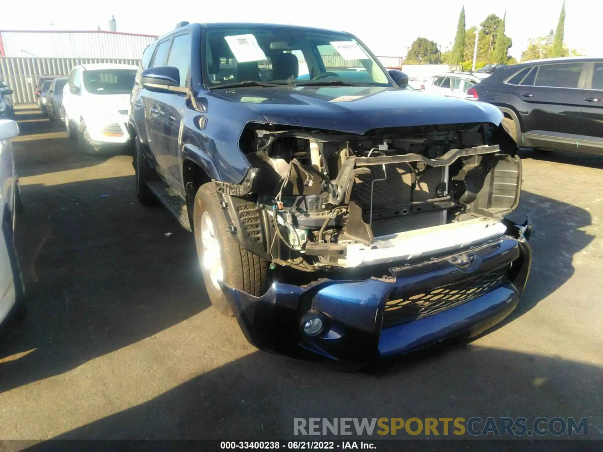 1 Photograph of a damaged car JTEBU5JR4K5621234 TOYOTA 4RUNNER 2019