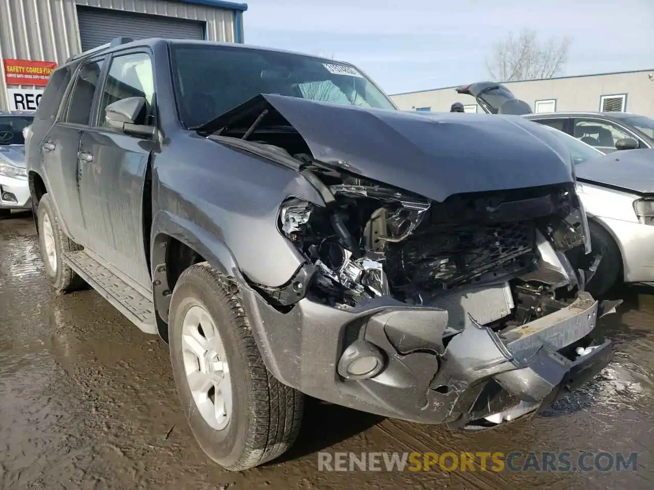 1 Photograph of a damaged car JTEBU5JR4K5625235 TOYOTA 4RUNNER 2019