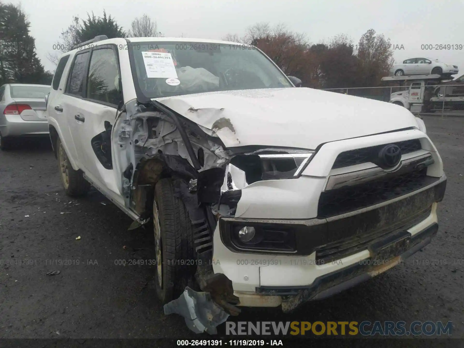 6 Photograph of a damaged car JTEBU5JR4K5631150 TOYOTA 4RUNNER 2019