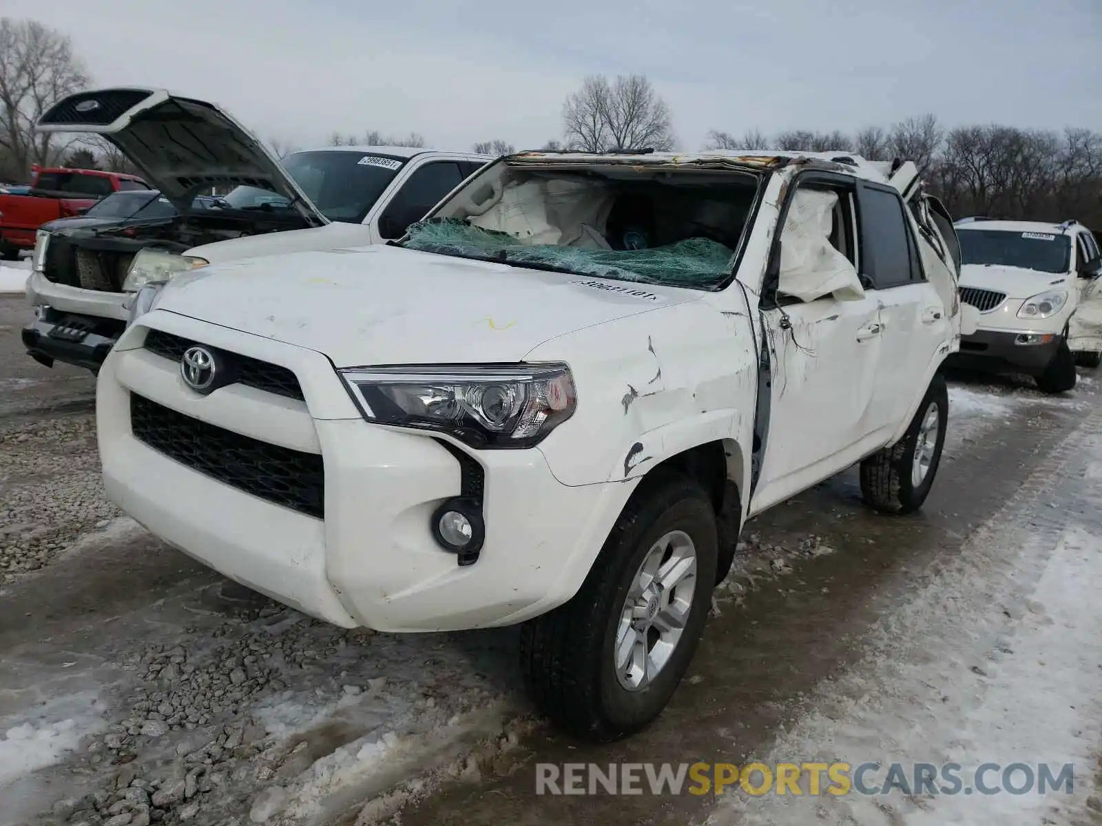 2 Фотография поврежденного автомобиля JTEBU5JR4K5631424 TOYOTA 4RUNNER 2019