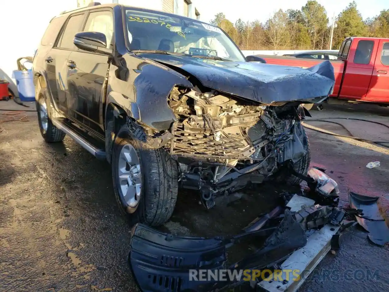 1 Photograph of a damaged car JTEBU5JR4K5632363 TOYOTA 4RUNNER 2019