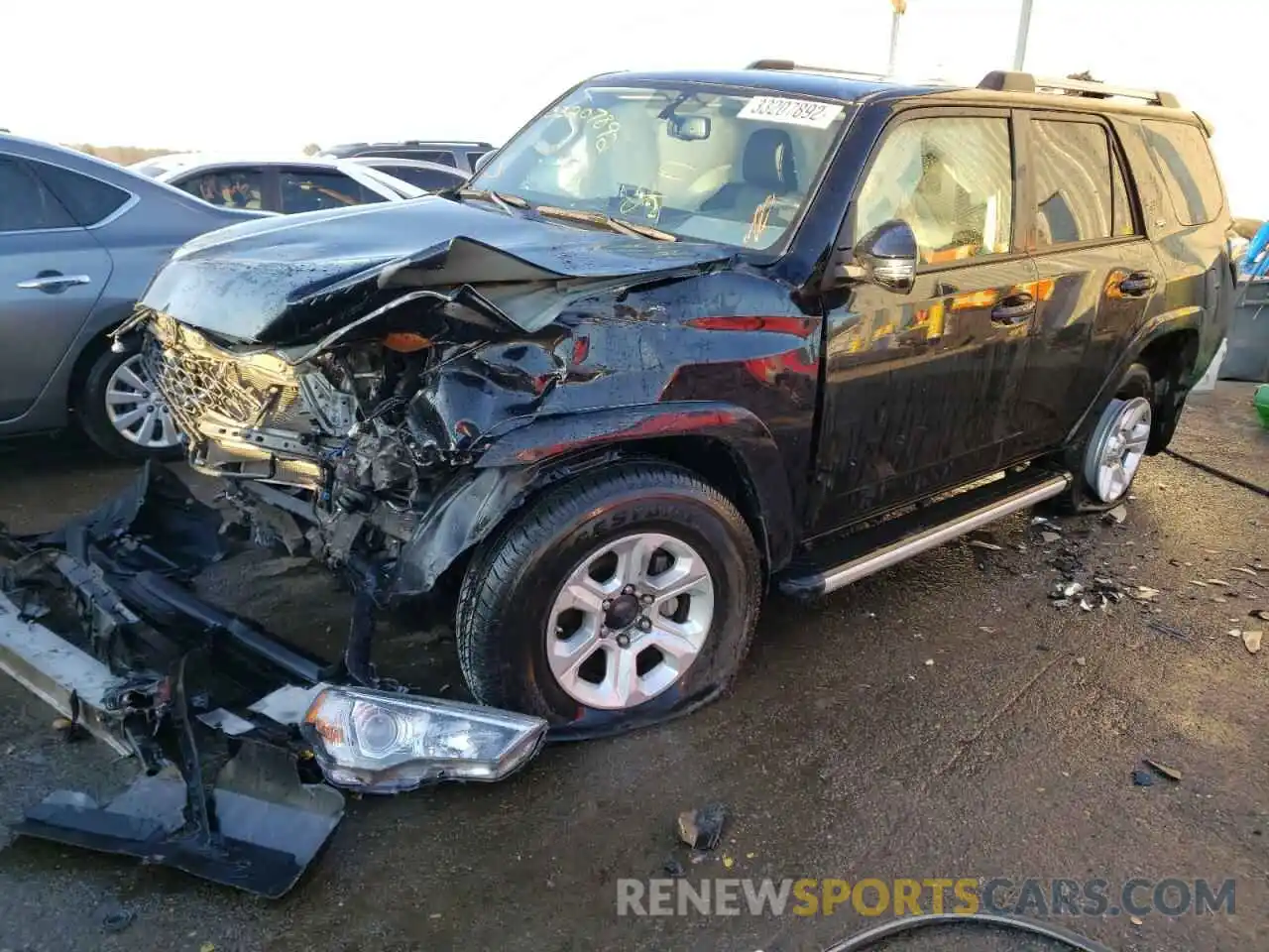 2 Photograph of a damaged car JTEBU5JR4K5632363 TOYOTA 4RUNNER 2019