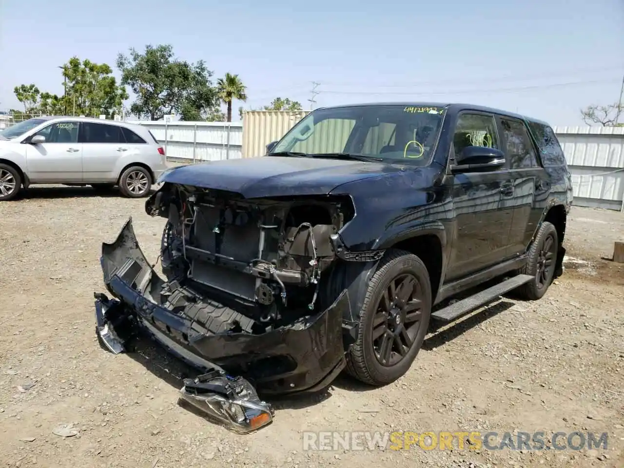 2 Photograph of a damaged car JTEBU5JR4K5633108 TOYOTA 4RUNNER 2019