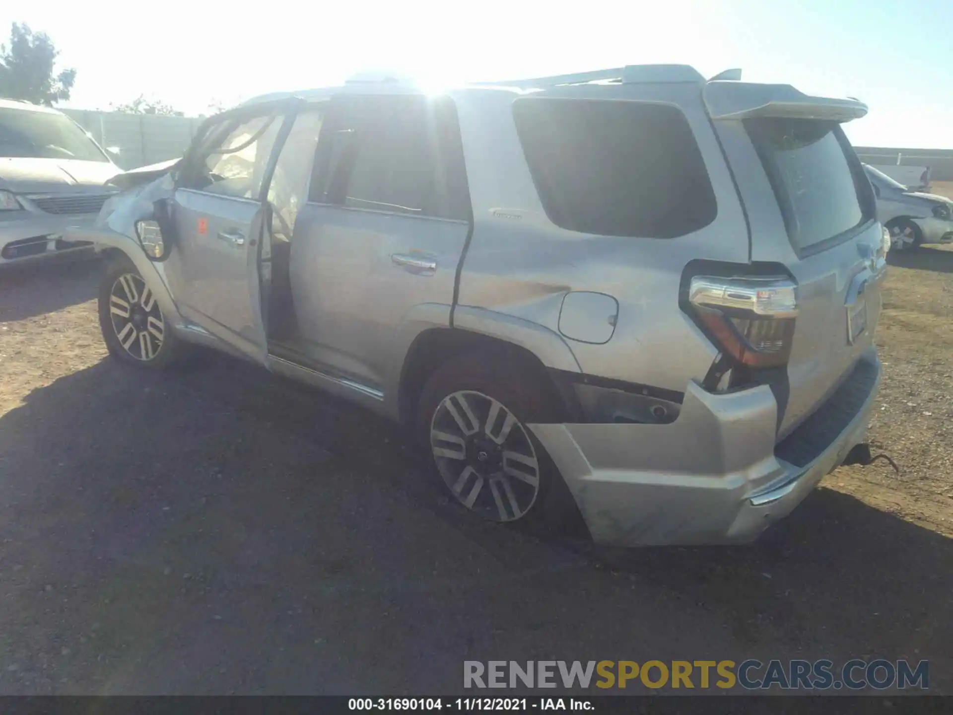 3 Photograph of a damaged car JTEBU5JR4K5634663 TOYOTA 4RUNNER 2019