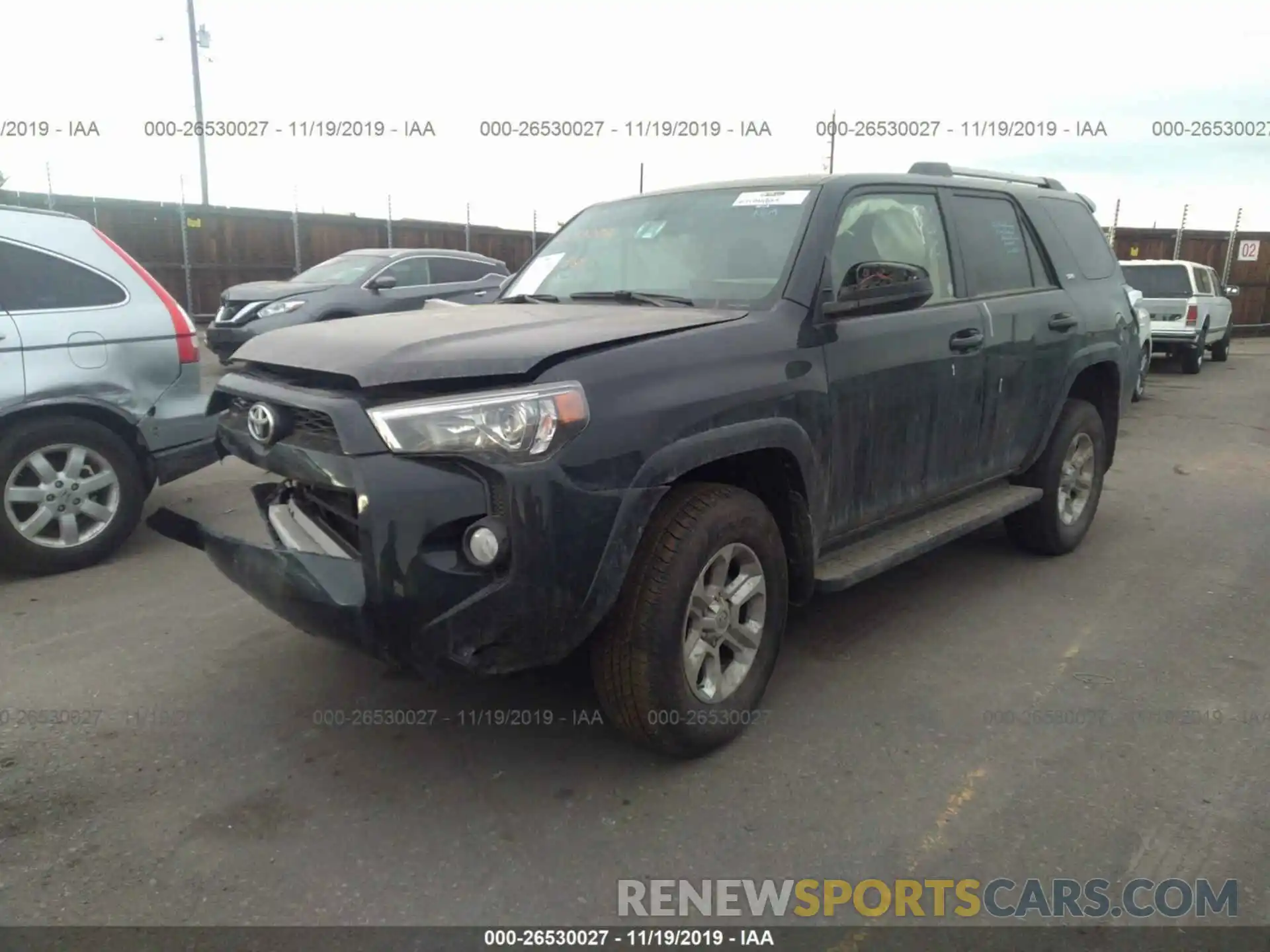 2 Photograph of a damaged car JTEBU5JR4K5635358 TOYOTA 4RUNNER 2019