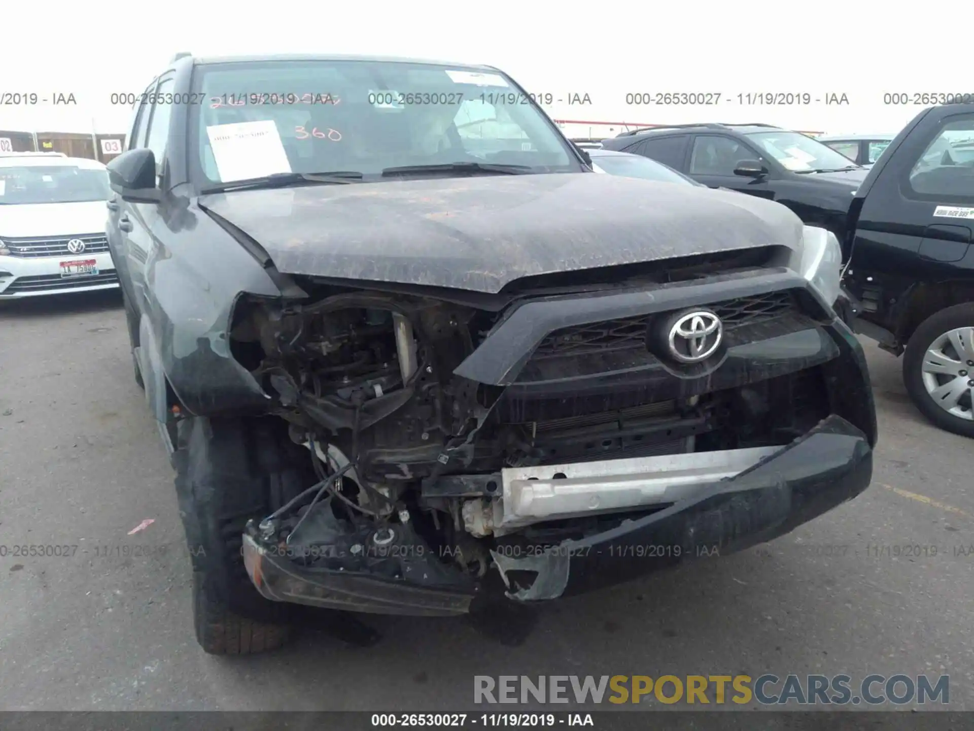 6 Photograph of a damaged car JTEBU5JR4K5635358 TOYOTA 4RUNNER 2019