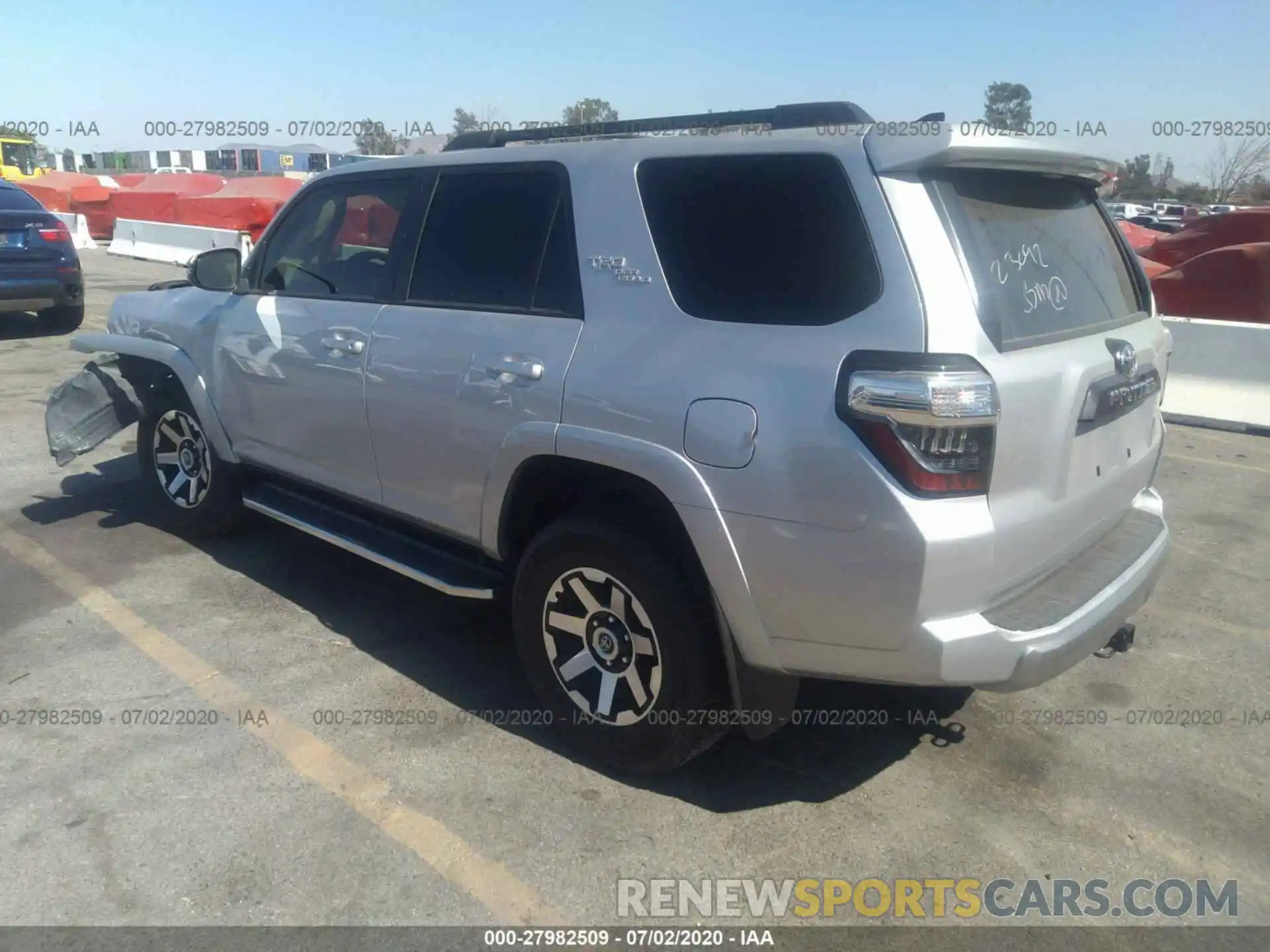 3 Photograph of a damaged car JTEBU5JR4K5635960 TOYOTA 4RUNNER 2019