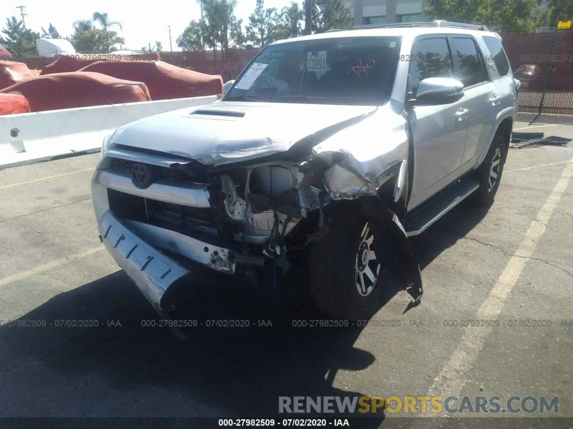 6 Photograph of a damaged car JTEBU5JR4K5635960 TOYOTA 4RUNNER 2019