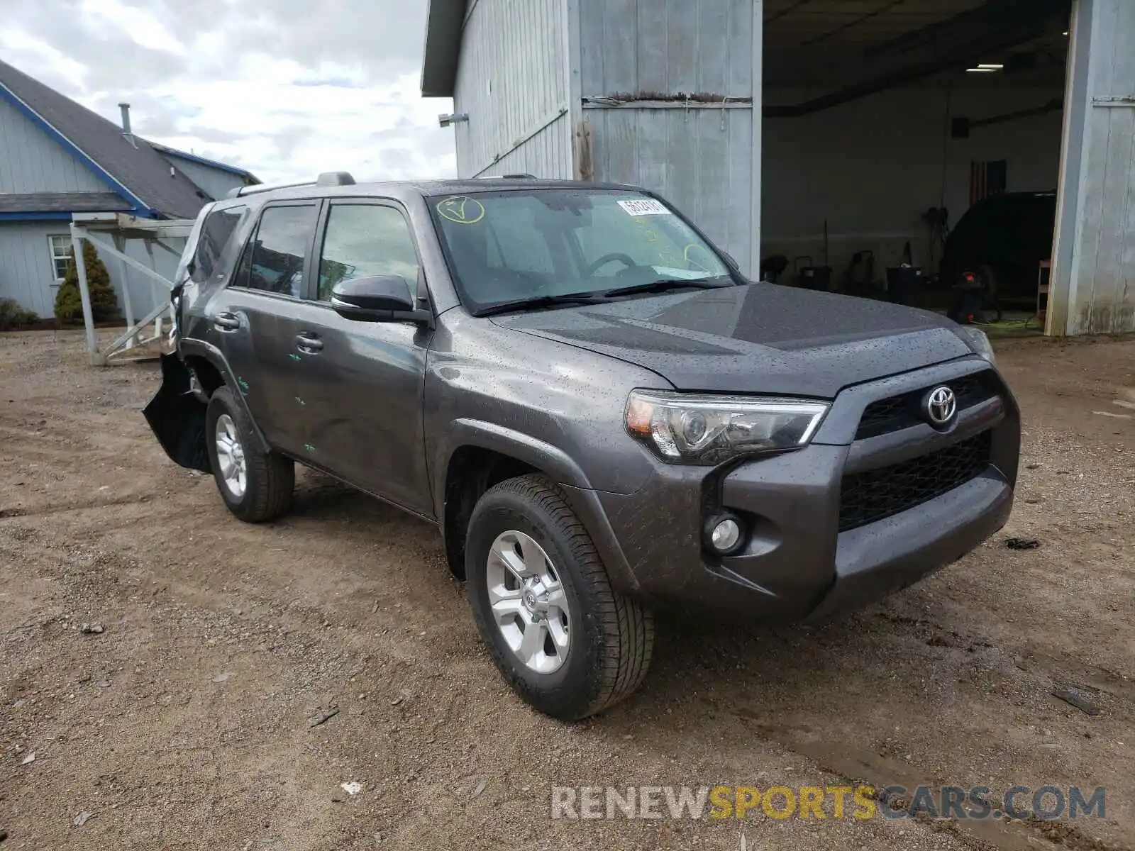 1 Photograph of a damaged car JTEBU5JR4K5639216 TOYOTA 4RUNNER 2019