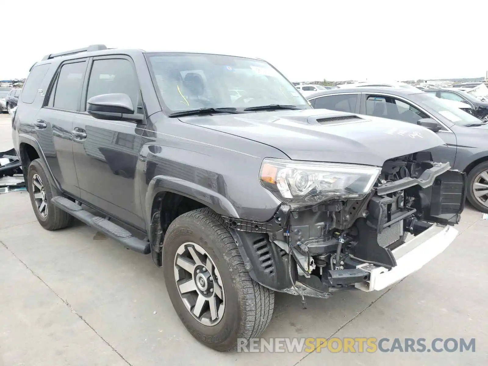 1 Photograph of a damaged car JTEBU5JR4K5641709 TOYOTA 4RUNNER 2019