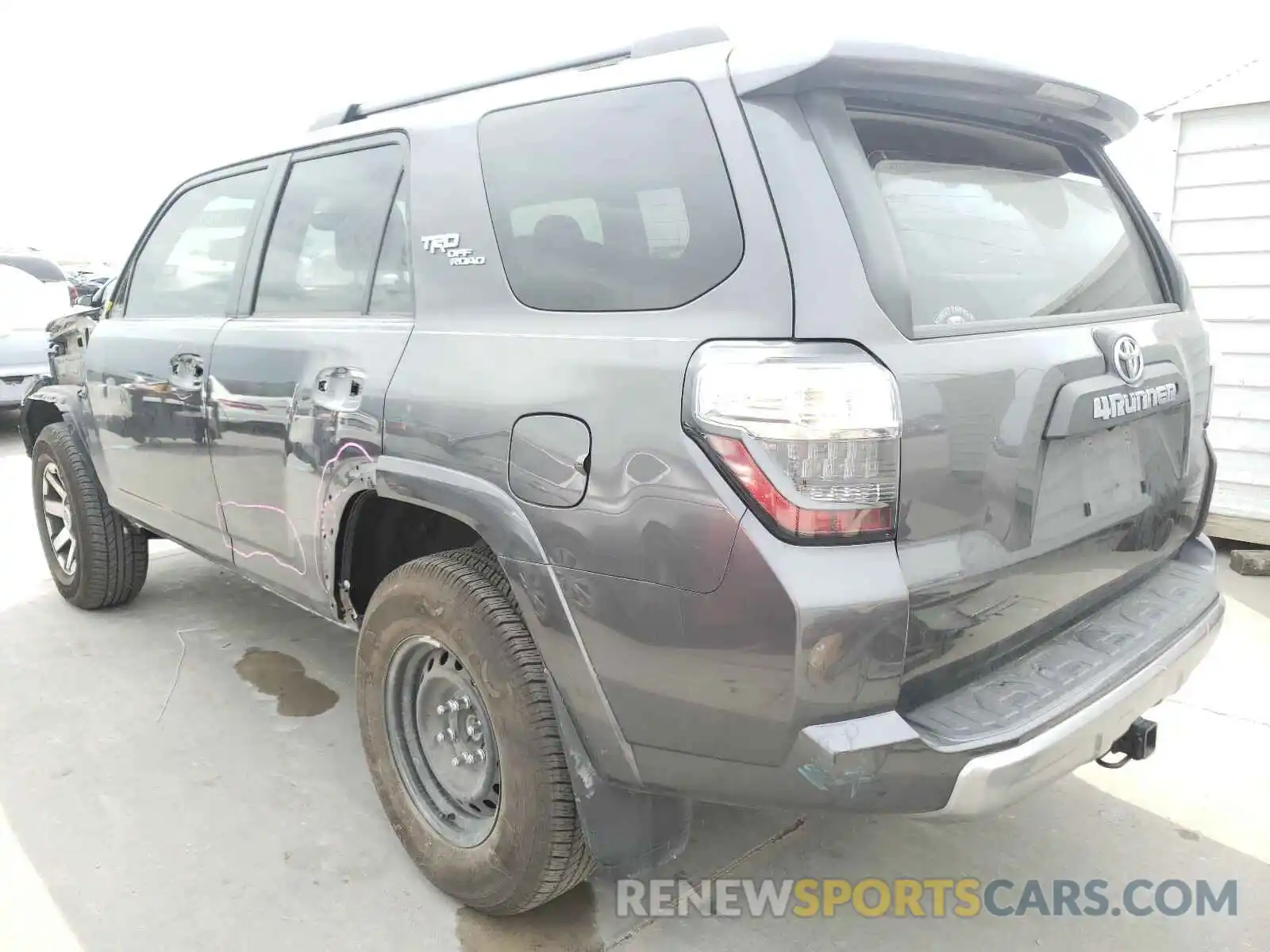 3 Photograph of a damaged car JTEBU5JR4K5641709 TOYOTA 4RUNNER 2019