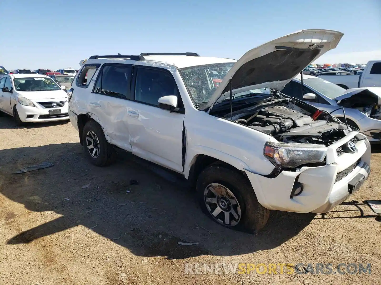 1 Photograph of a damaged car JTEBU5JR4K5642486 TOYOTA 4RUNNER 2019