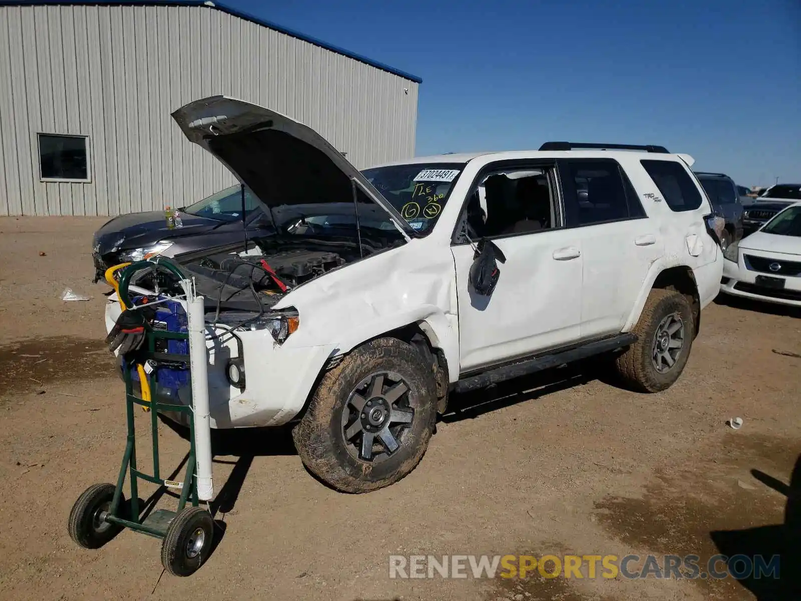 2 Photograph of a damaged car JTEBU5JR4K5642486 TOYOTA 4RUNNER 2019