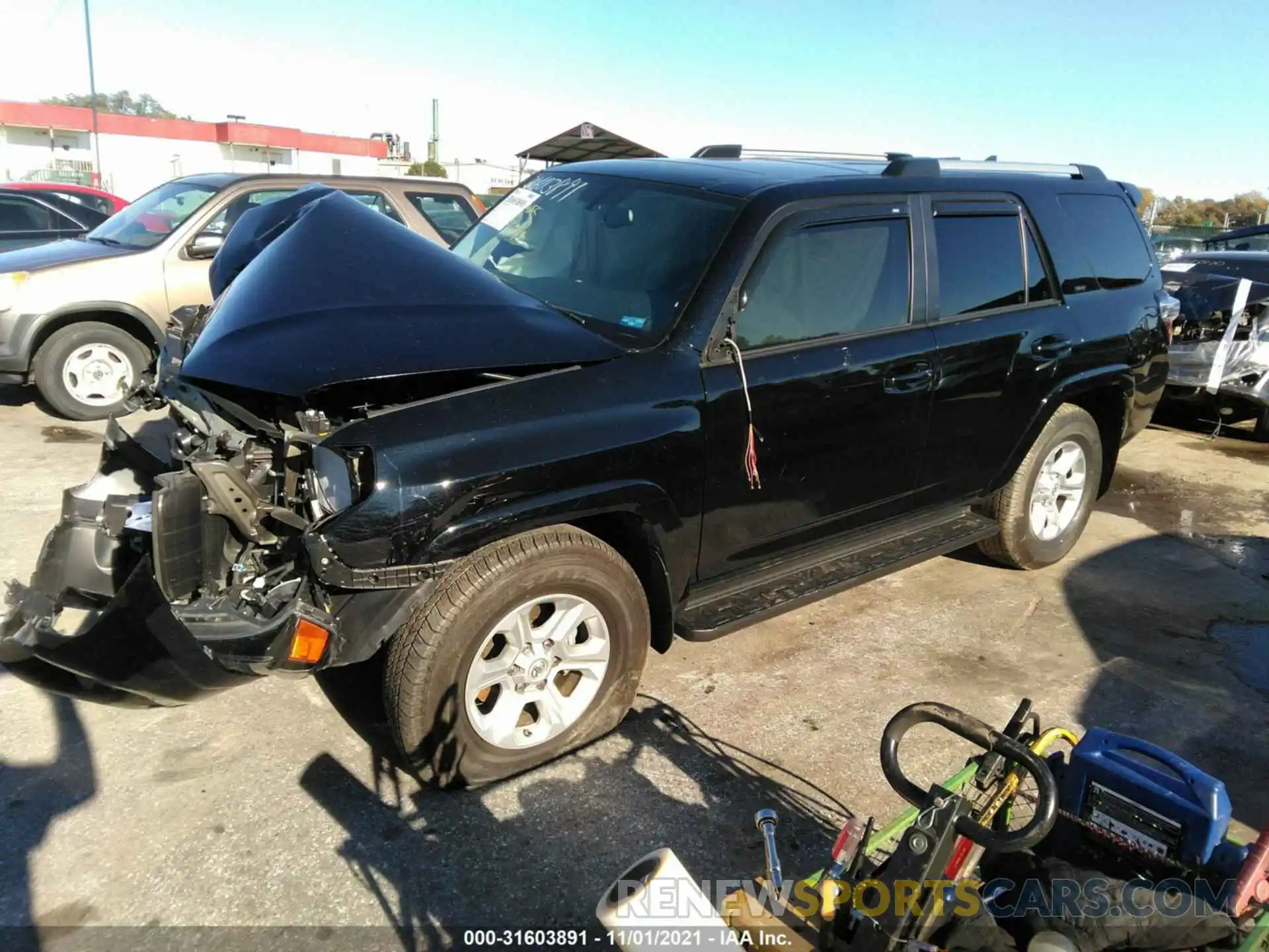 2 Photograph of a damaged car JTEBU5JR4K5643346 TOYOTA 4RUNNER 2019