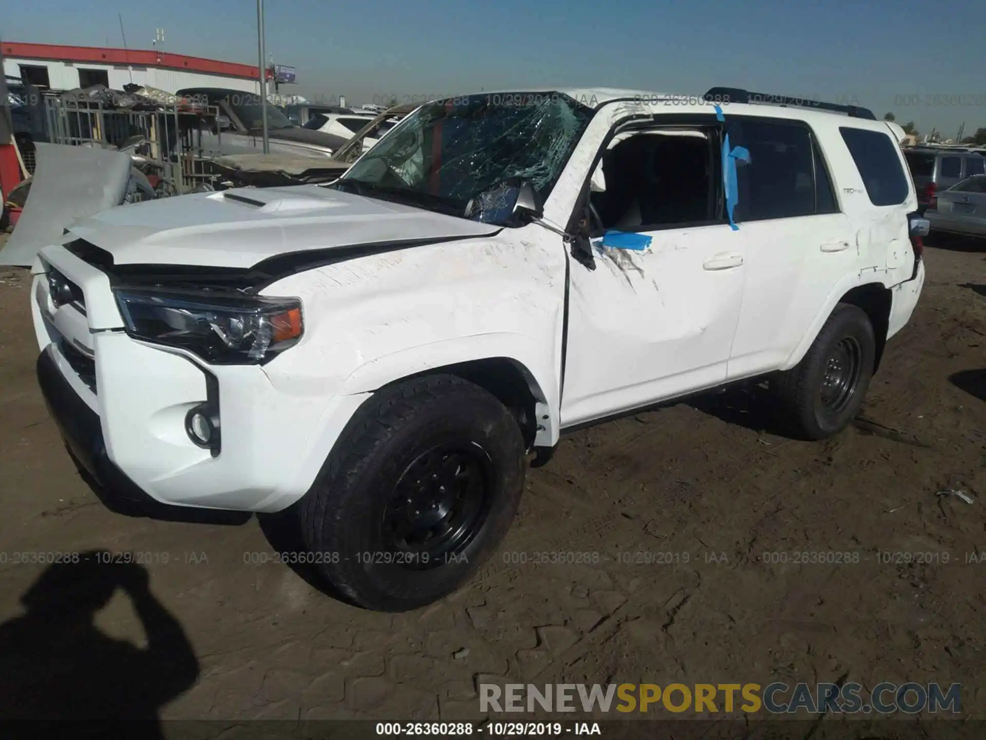 2 Photograph of a damaged car JTEBU5JR4K5643363 TOYOTA 4RUNNER 2019