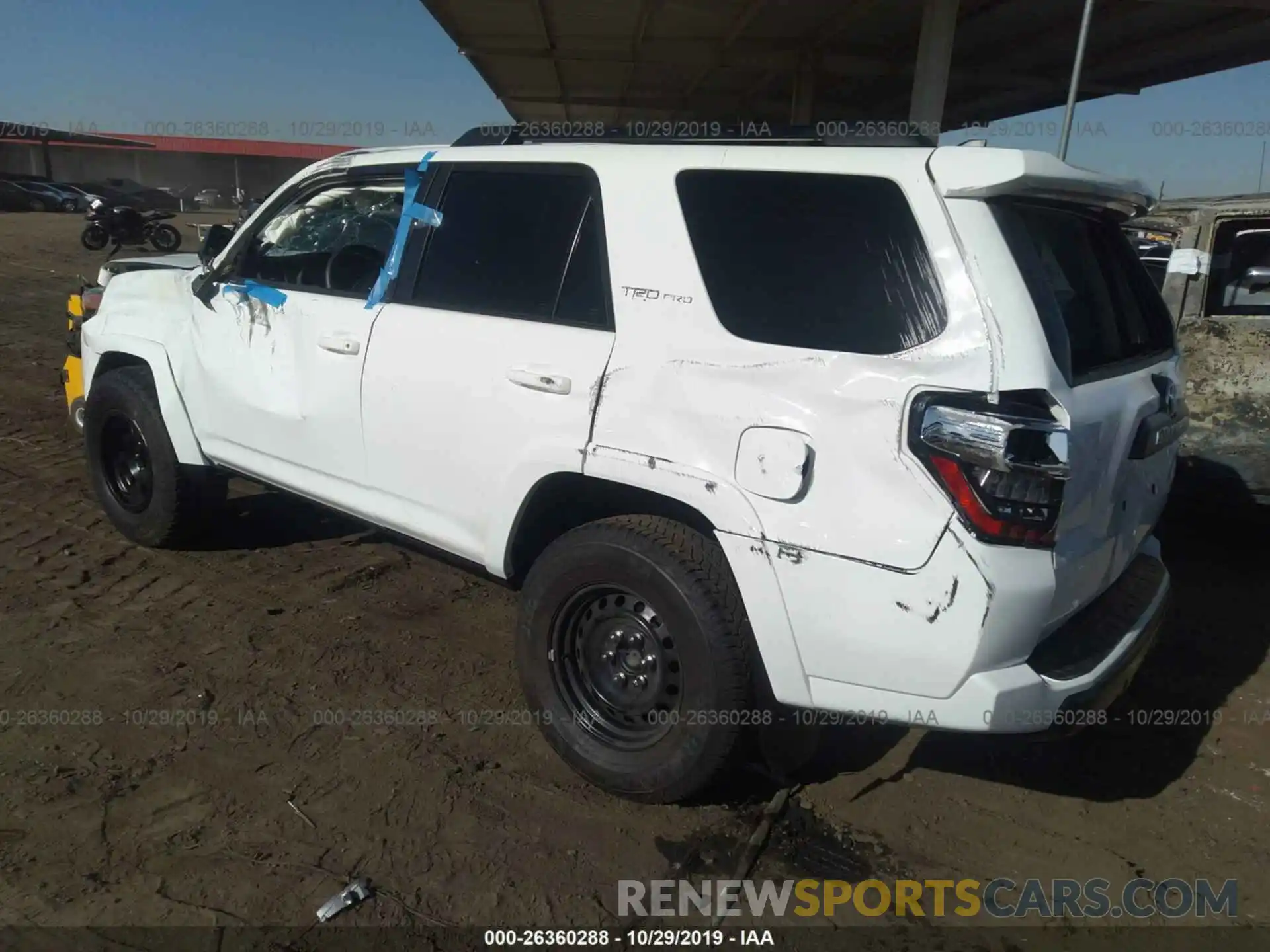 3 Photograph of a damaged car JTEBU5JR4K5643363 TOYOTA 4RUNNER 2019