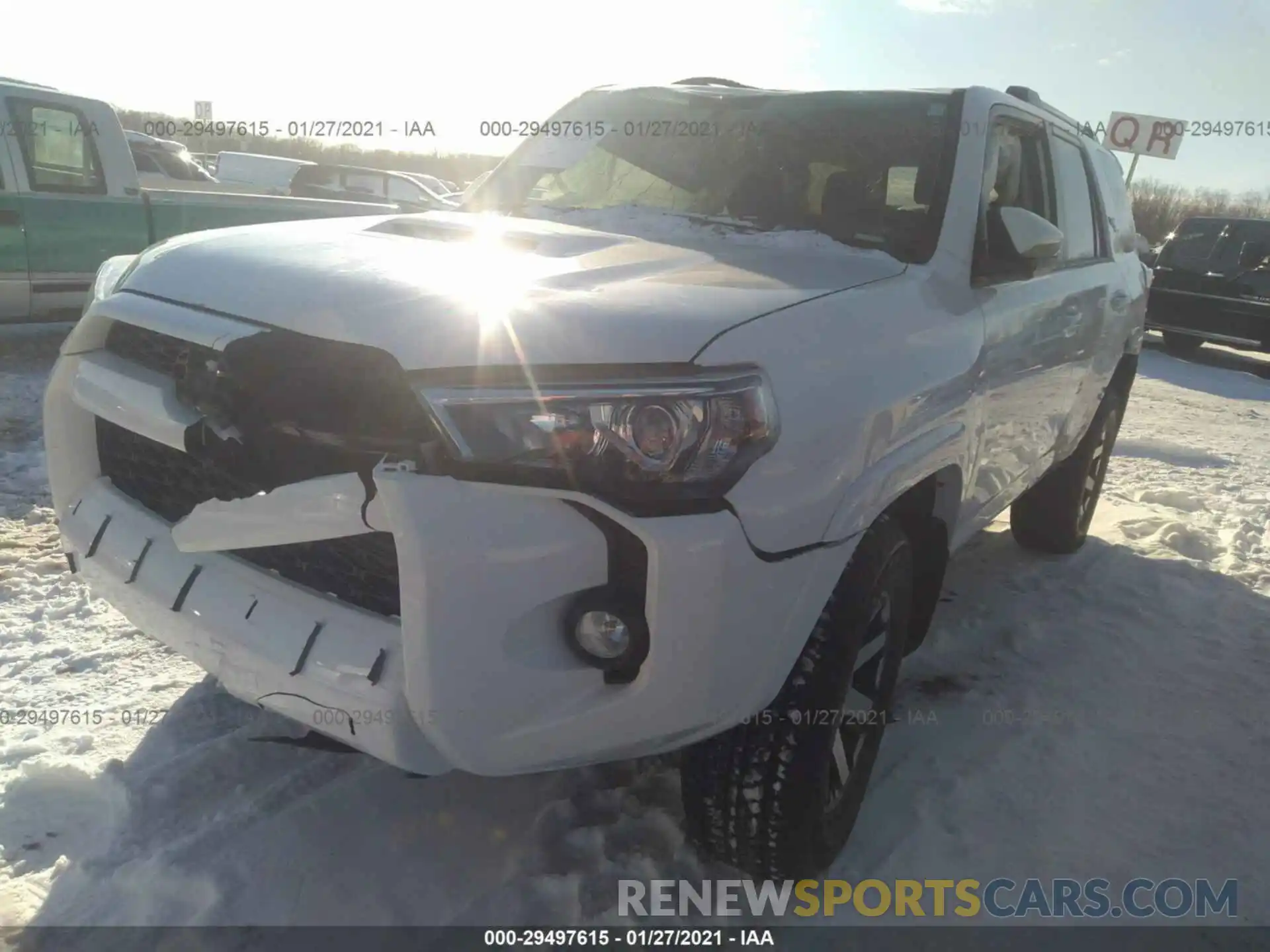 2 Photograph of a damaged car JTEBU5JR4K5648742 TOYOTA 4RUNNER 2019