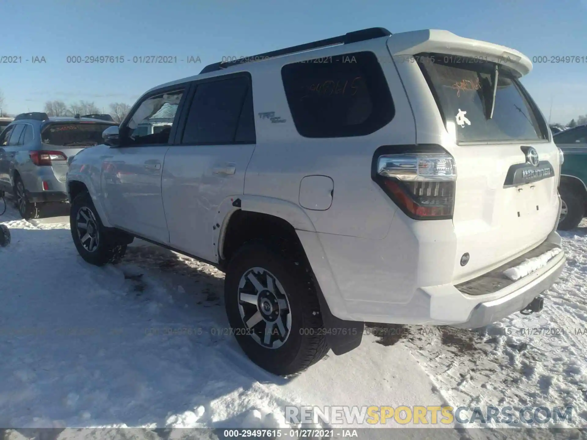 3 Photograph of a damaged car JTEBU5JR4K5648742 TOYOTA 4RUNNER 2019