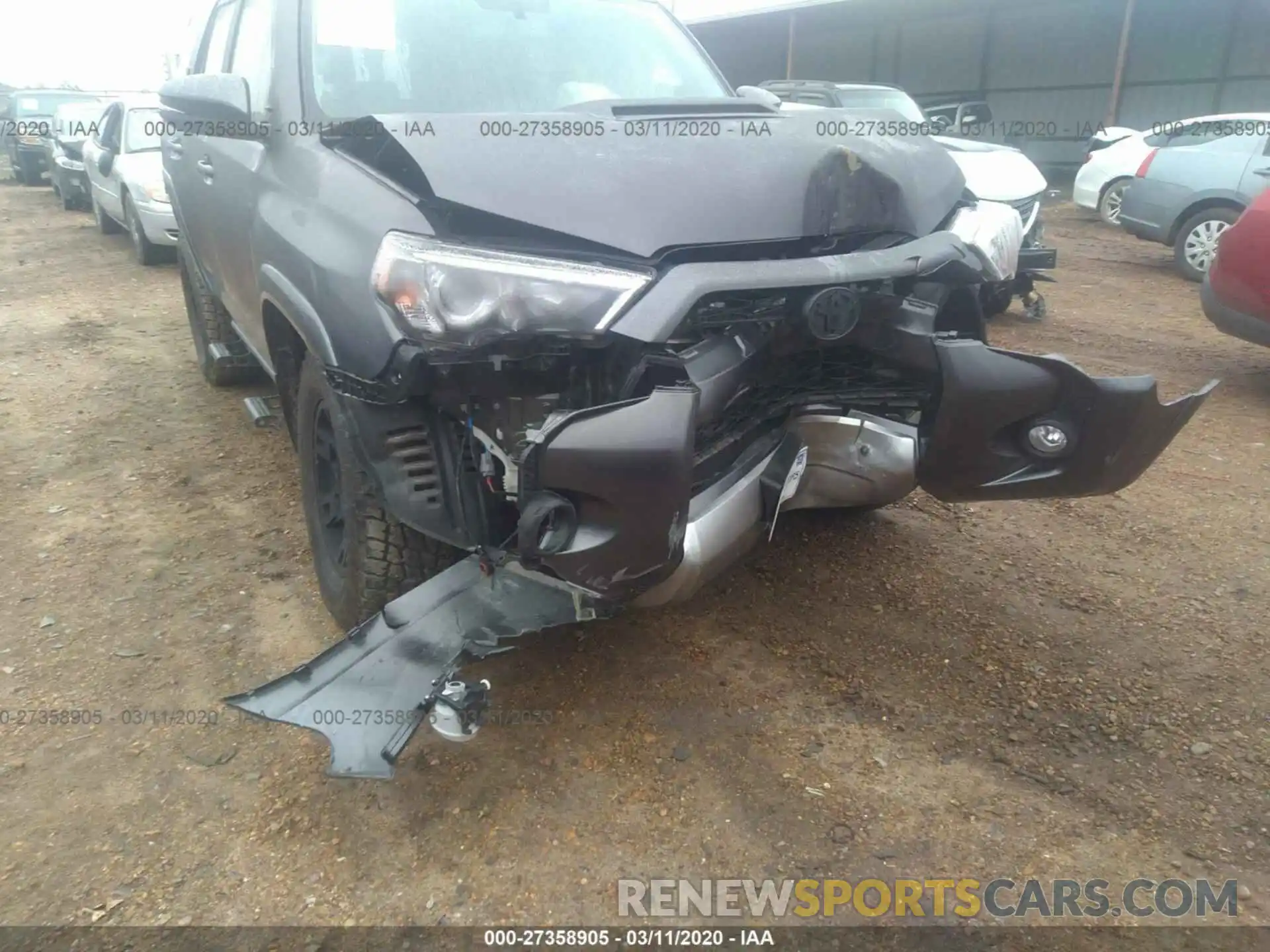 6 Photograph of a damaged car JTEBU5JR4K5650927 TOYOTA 4RUNNER 2019