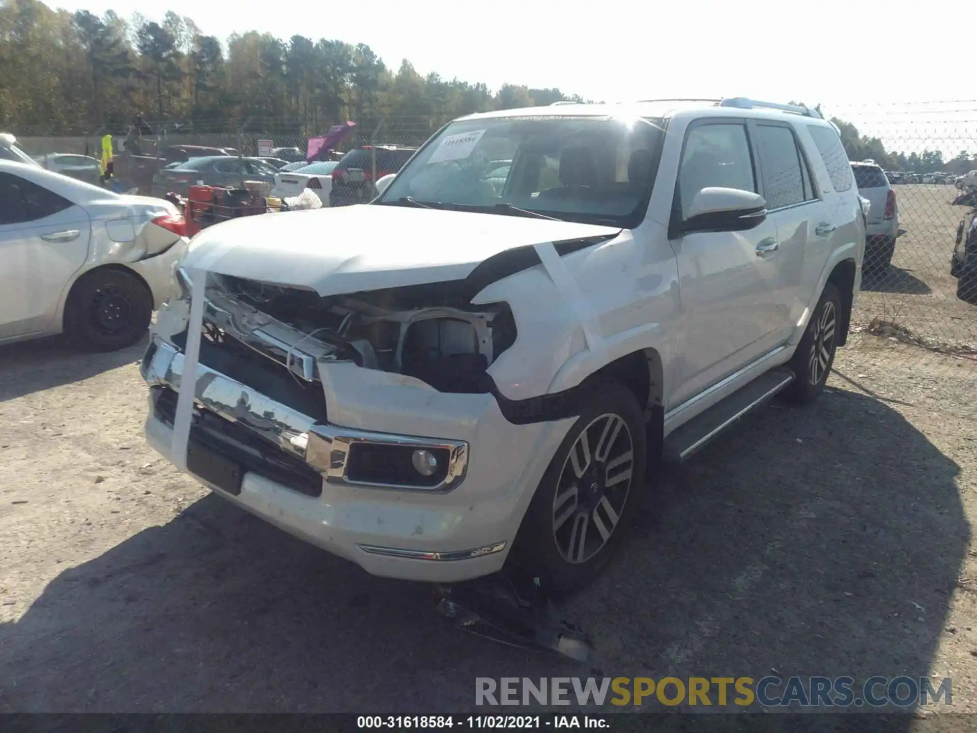 2 Photograph of a damaged car JTEBU5JR4K5653830 TOYOTA 4RUNNER 2019