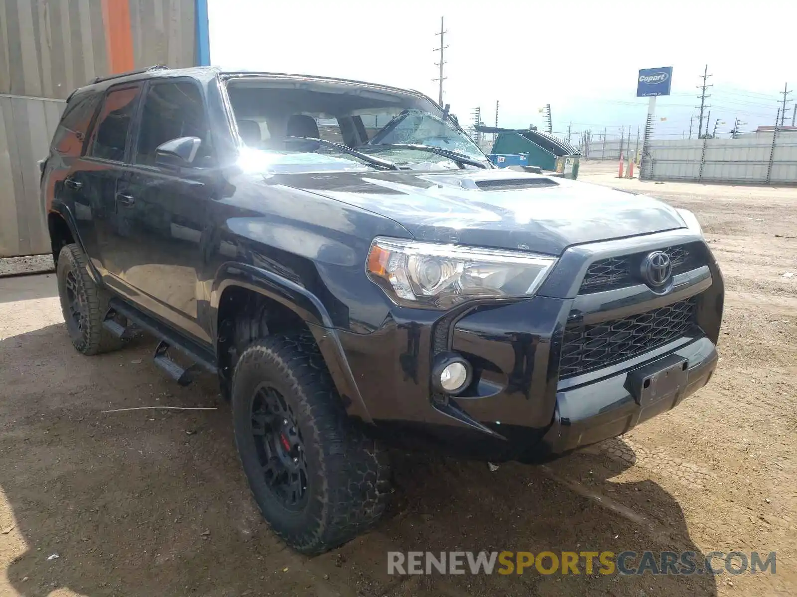 1 Photograph of a damaged car JTEBU5JR4K5654699 TOYOTA 4RUNNER 2019