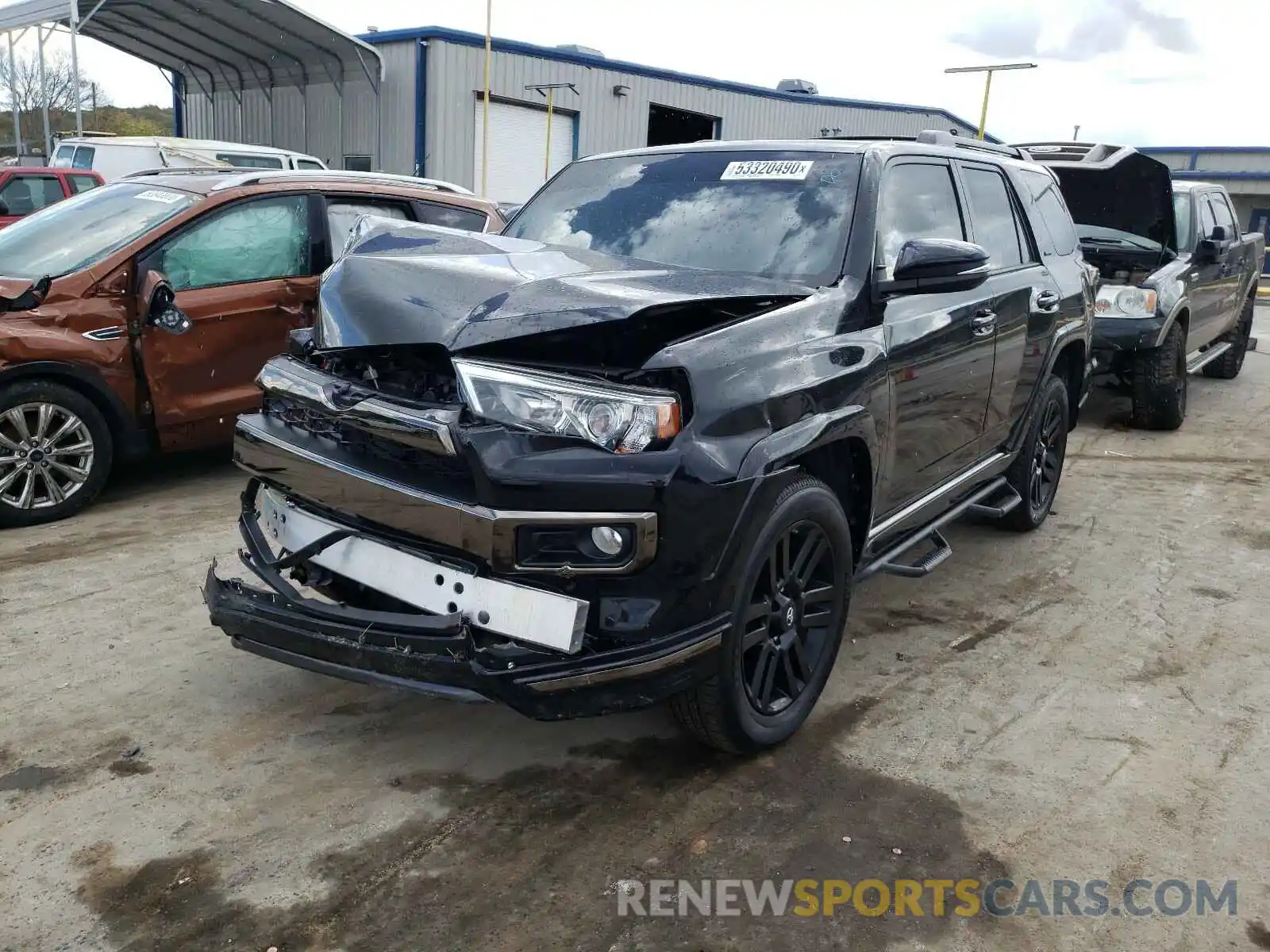 2 Photograph of a damaged car JTEBU5JR4K5656632 TOYOTA 4RUNNER 2019