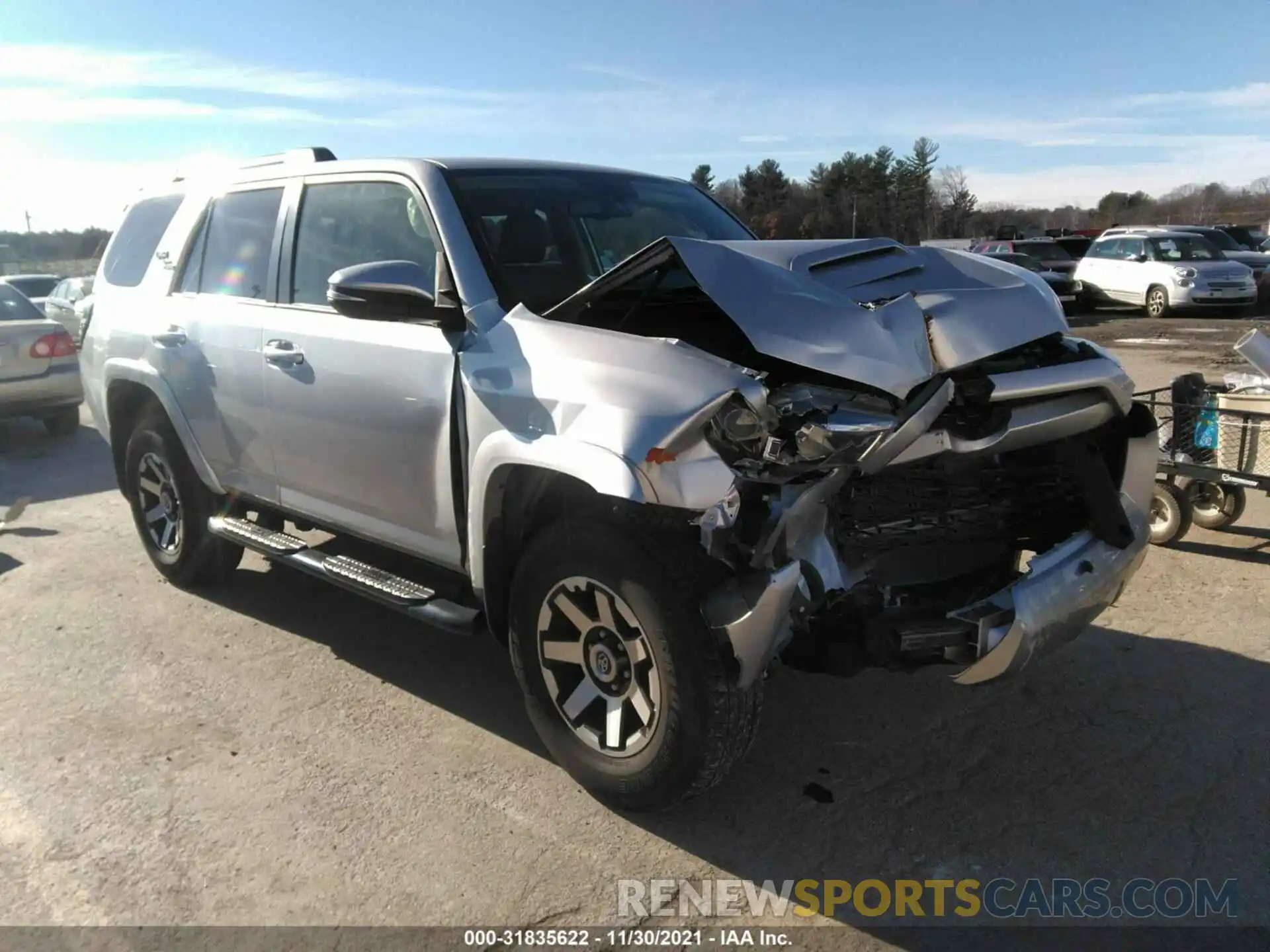 1 Photograph of a damaged car JTEBU5JR4K5657151 TOYOTA 4RUNNER 2019