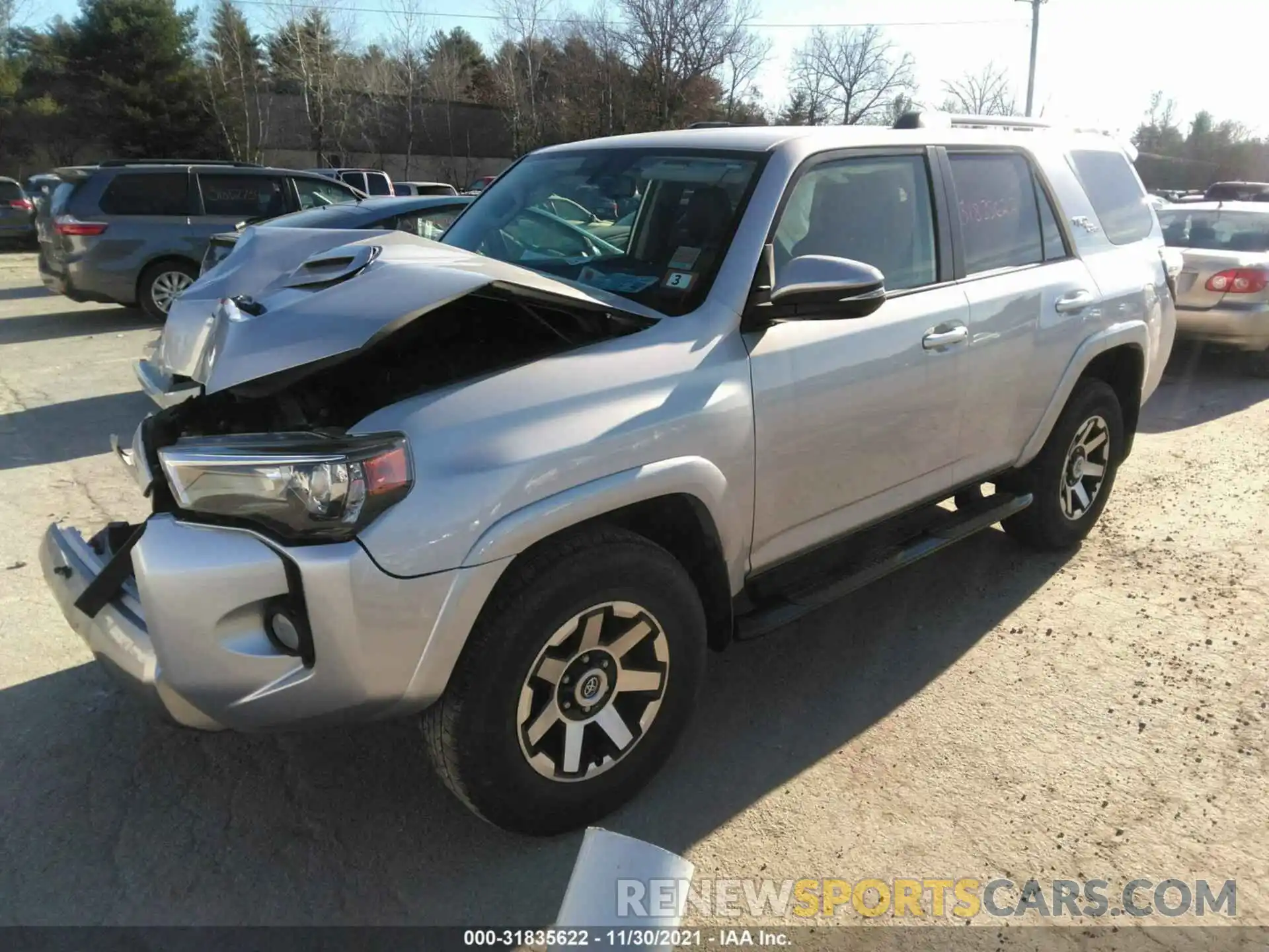 2 Фотография поврежденного автомобиля JTEBU5JR4K5657151 TOYOTA 4RUNNER 2019