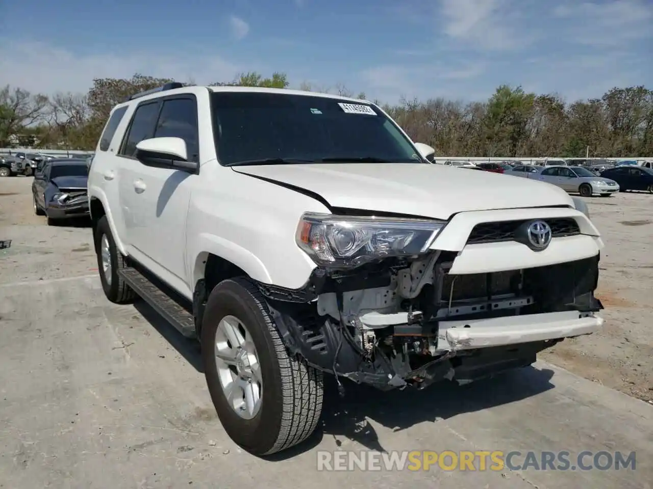 1 Photograph of a damaged car JTEBU5JR4K5657859 TOYOTA 4RUNNER 2019