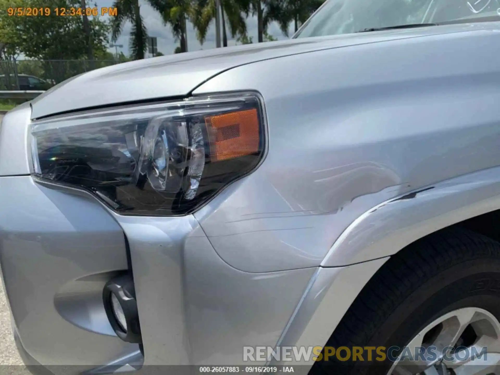 12 Photograph of a damaged car JTEBU5JR4K5658400 TOYOTA 4RUNNER 2019