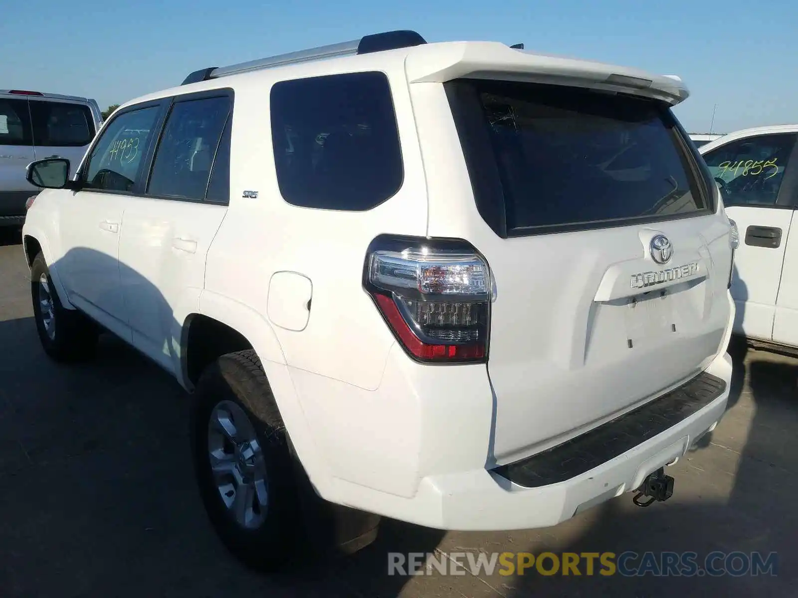 3 Photograph of a damaged car JTEBU5JR4K5659952 TOYOTA 4RUNNER 2019