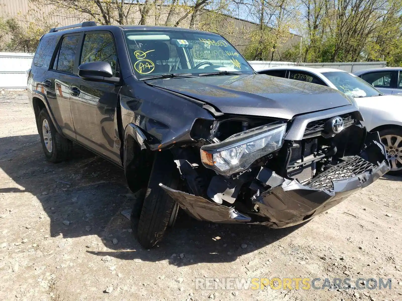 1 Photograph of a damaged car JTEBU5JR4K5661068 TOYOTA 4RUNNER 2019