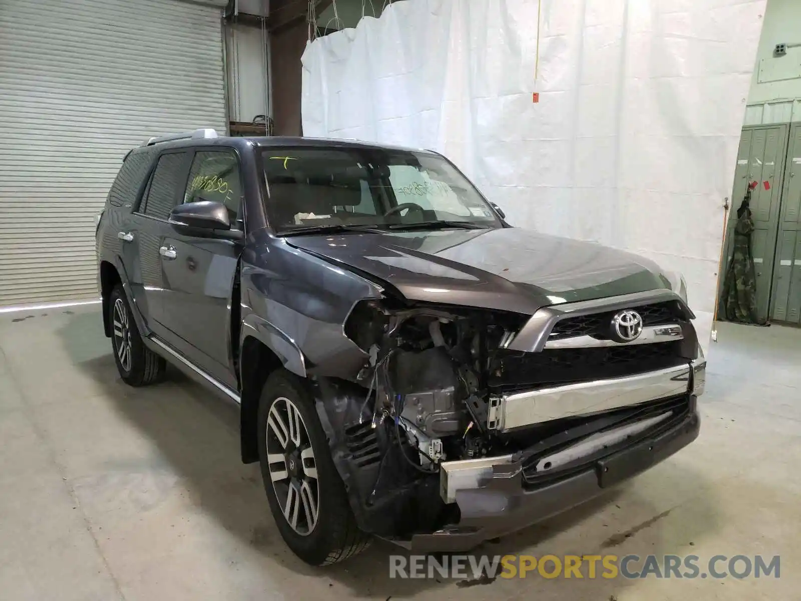 1 Photograph of a damaged car JTEBU5JR4K5661250 TOYOTA 4RUNNER 2019