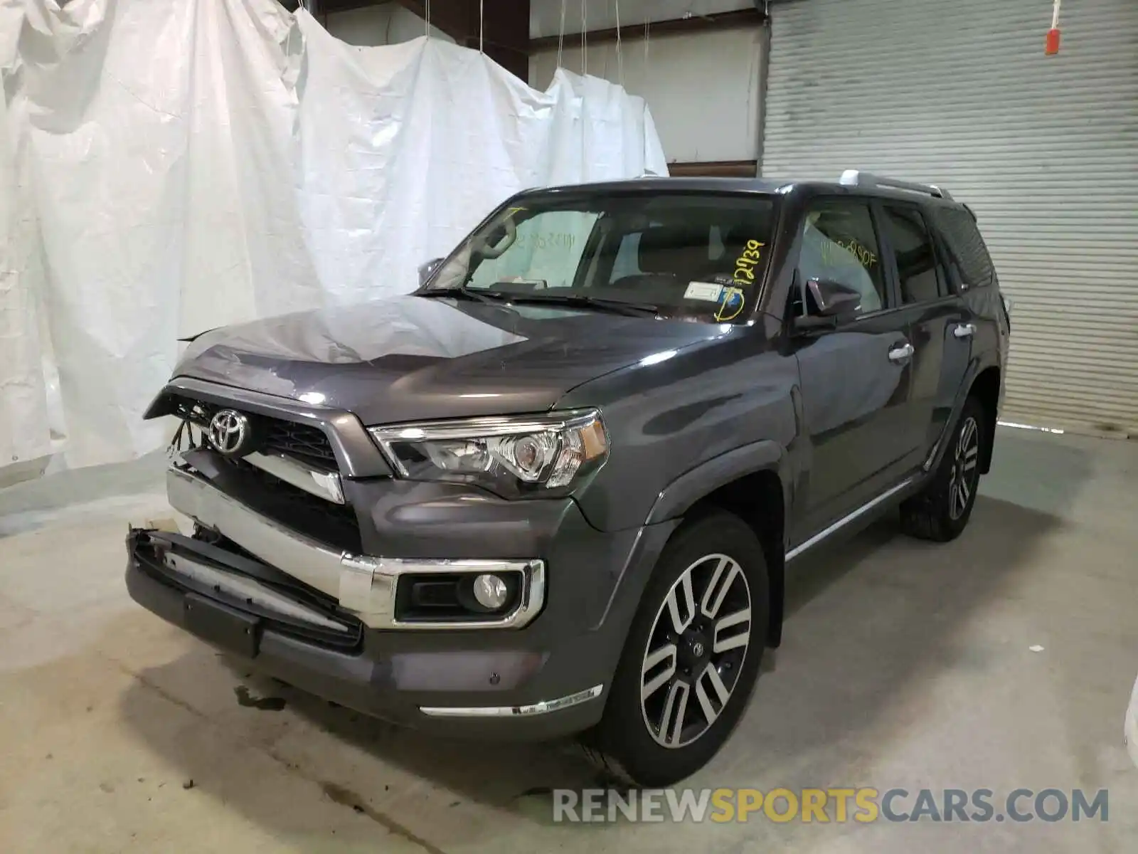 2 Photograph of a damaged car JTEBU5JR4K5661250 TOYOTA 4RUNNER 2019