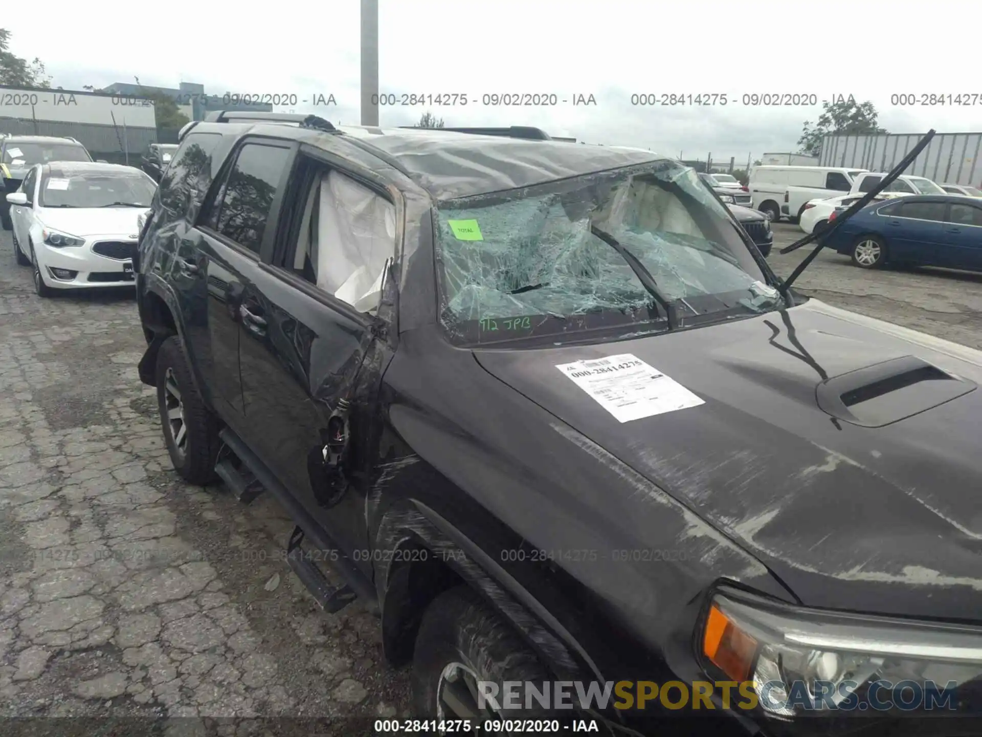 6 Photograph of a damaged car JTEBU5JR4K5662737 TOYOTA 4RUNNER 2019