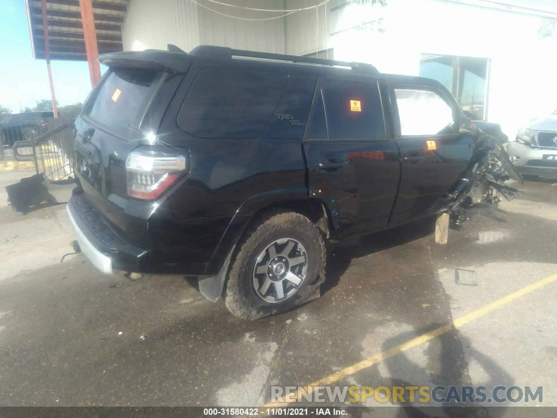 4 Photograph of a damaged car JTEBU5JR4K5665041 TOYOTA 4RUNNER 2019