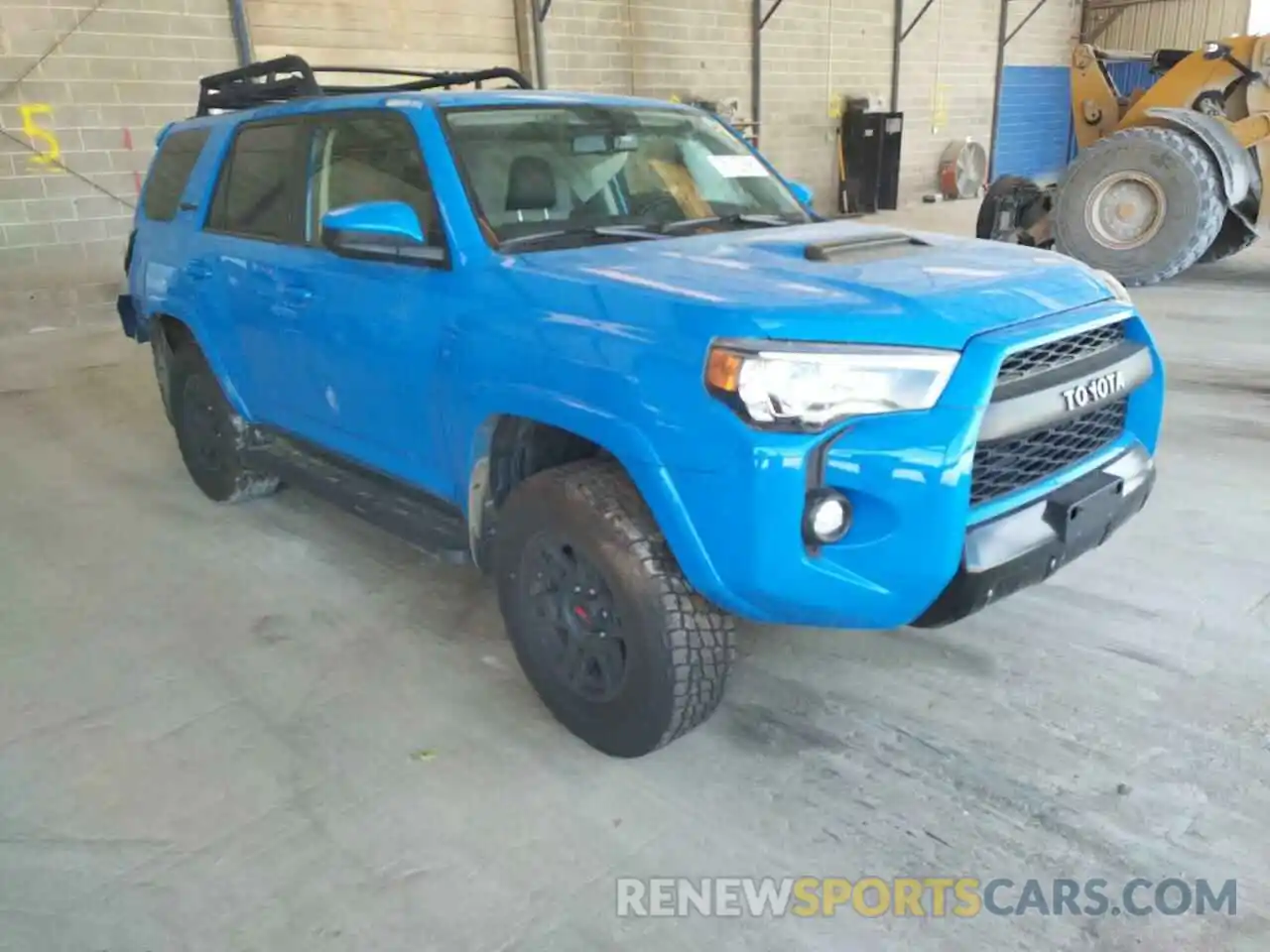 1 Photograph of a damaged car JTEBU5JR4K5665704 TOYOTA 4RUNNER 2019