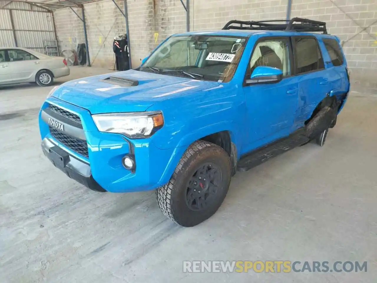 2 Photograph of a damaged car JTEBU5JR4K5665704 TOYOTA 4RUNNER 2019